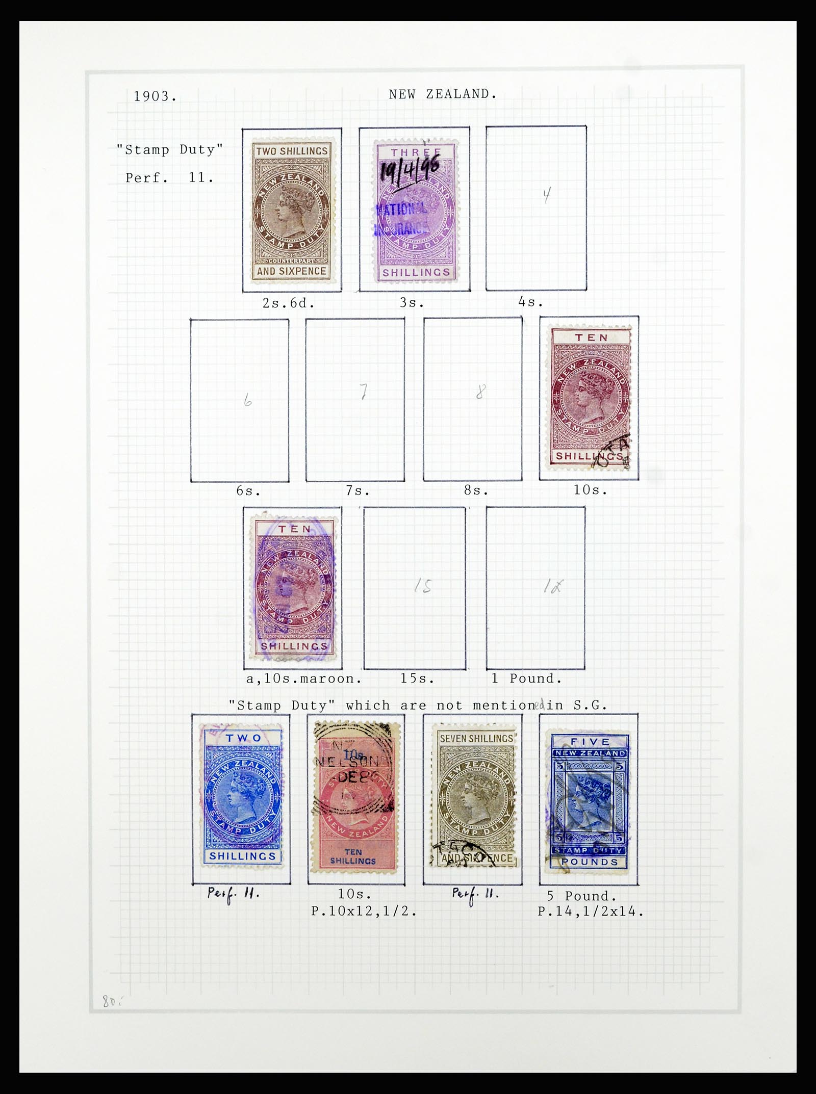 36720 095 - Postzegelverzameling 36720 Nieuw Zeeland 1855-1990.