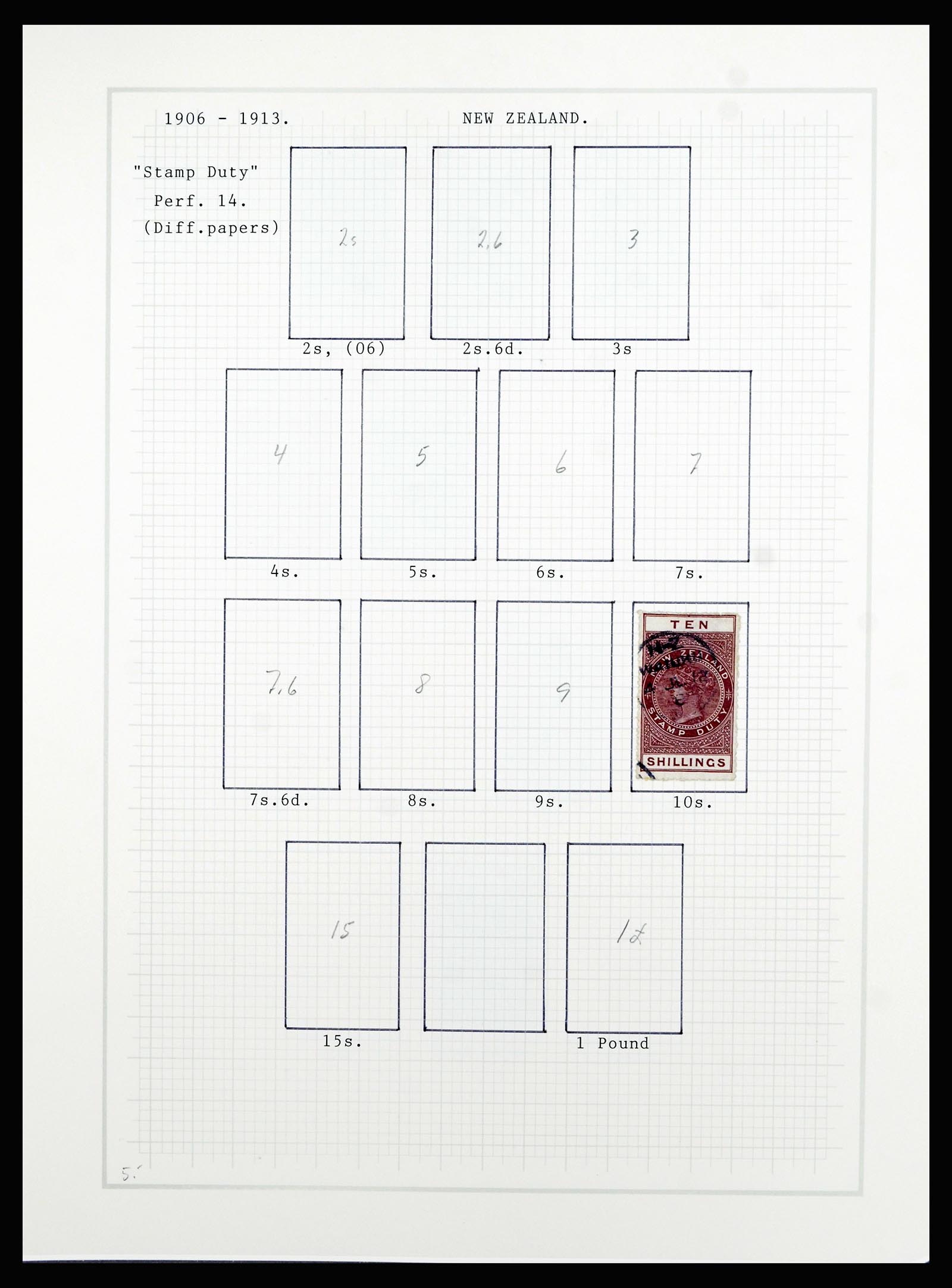 36720 096 - Stamp collection 36720 New Zealand 1855-1990.