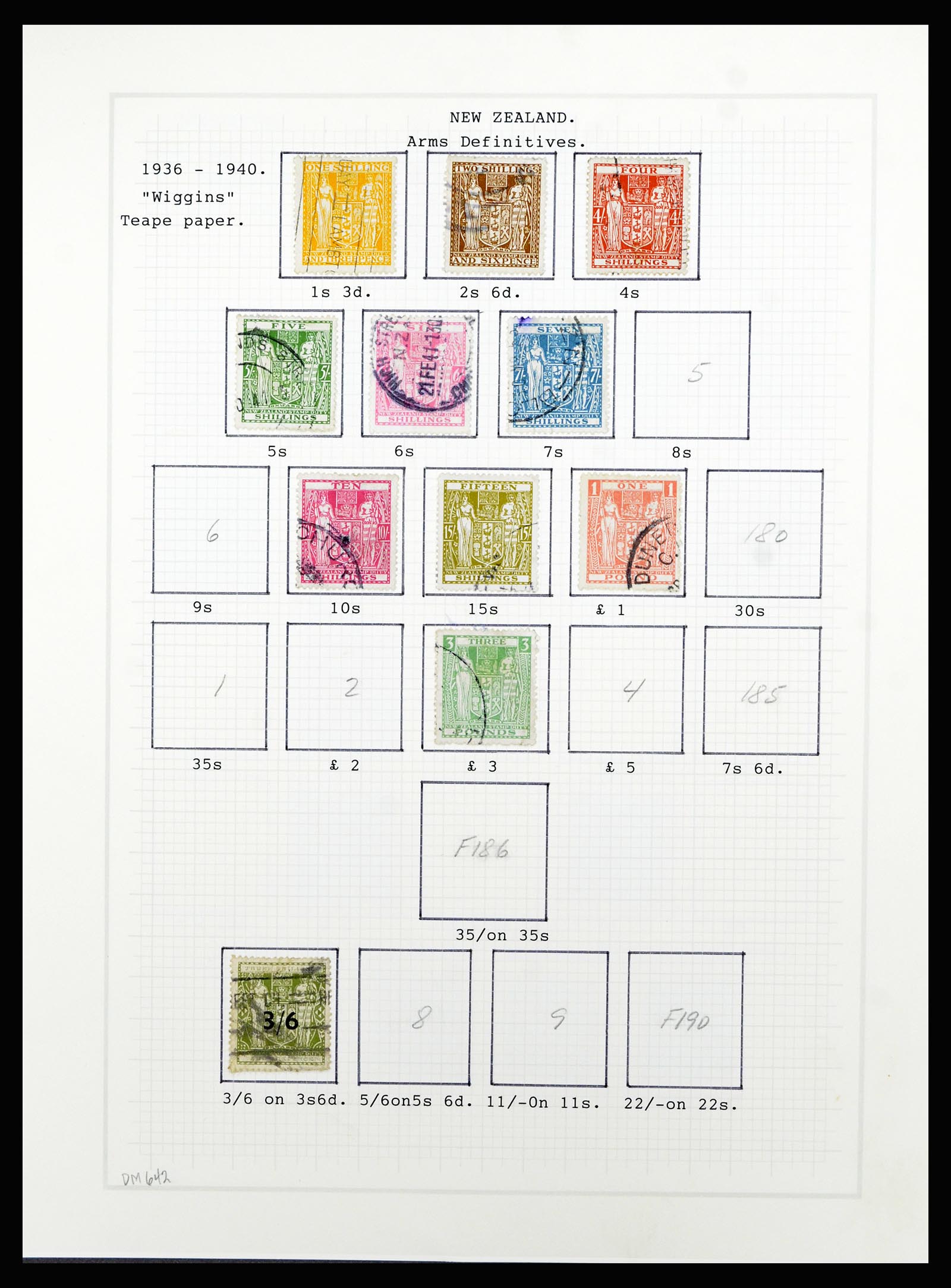 36720 099 - Stamp collection 36720 New Zealand 1855-1990.