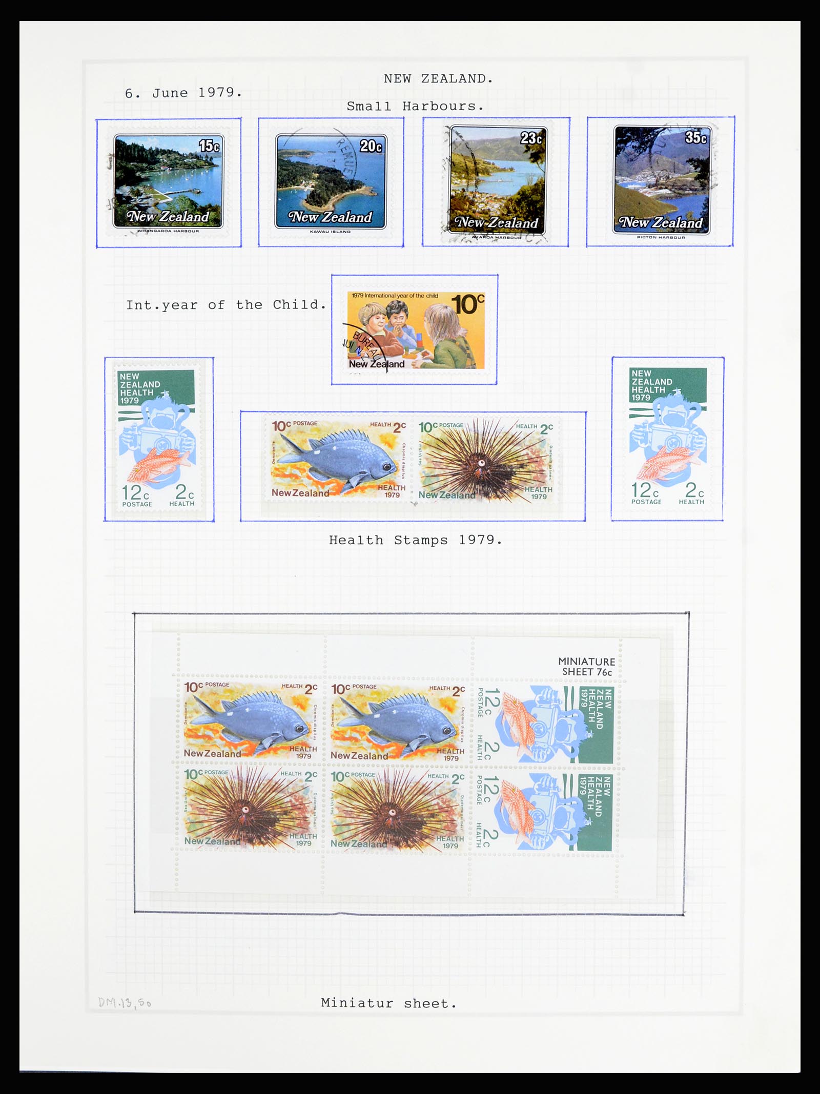 36720 133 - Stamp collection 36720 New Zealand 1855-1990.