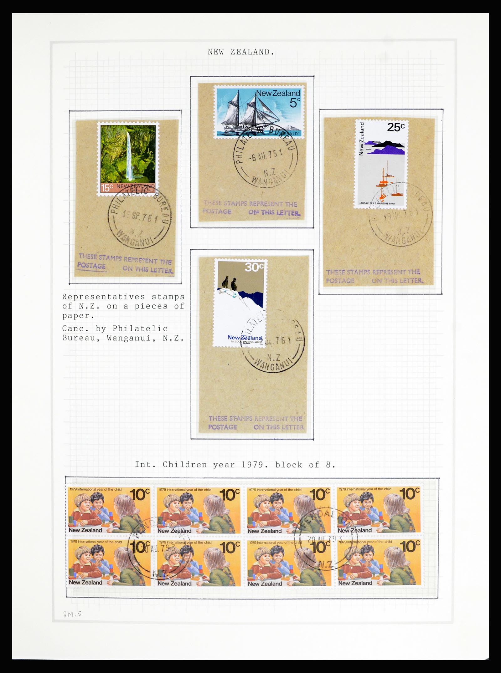 36720 135 - Stamp collection 36720 New Zealand 1855-1990.