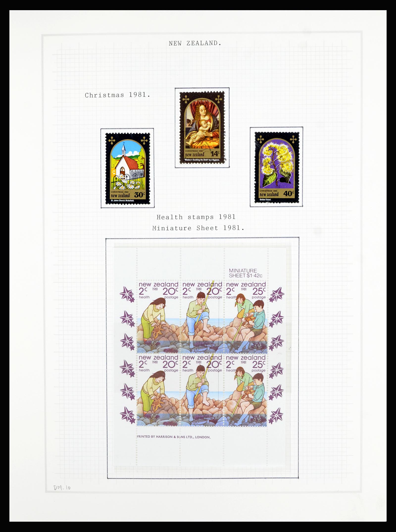 36720 140 - Stamp collection 36720 New Zealand 1855-1990.