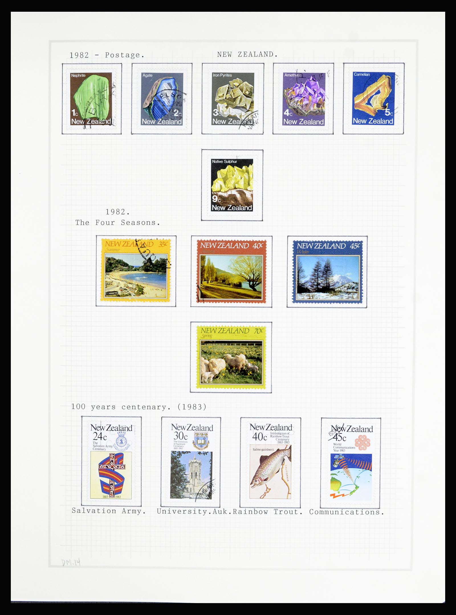 36720 143 - Stamp collection 36720 New Zealand 1855-1990.