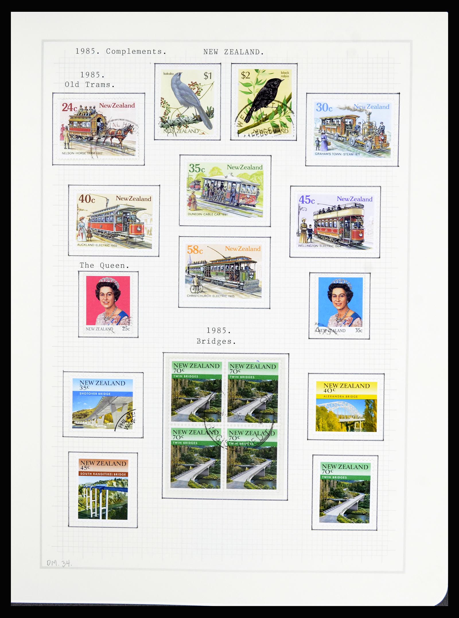 36720 148 - Stamp collection 36720 New Zealand 1855-1990.