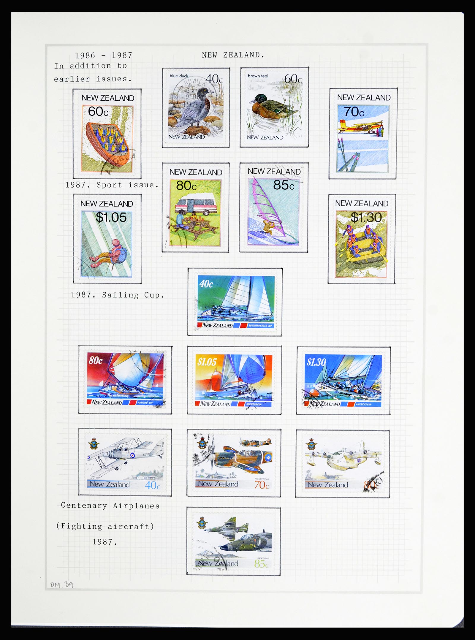 36720 152 - Stamp collection 36720 New Zealand 1855-1990.