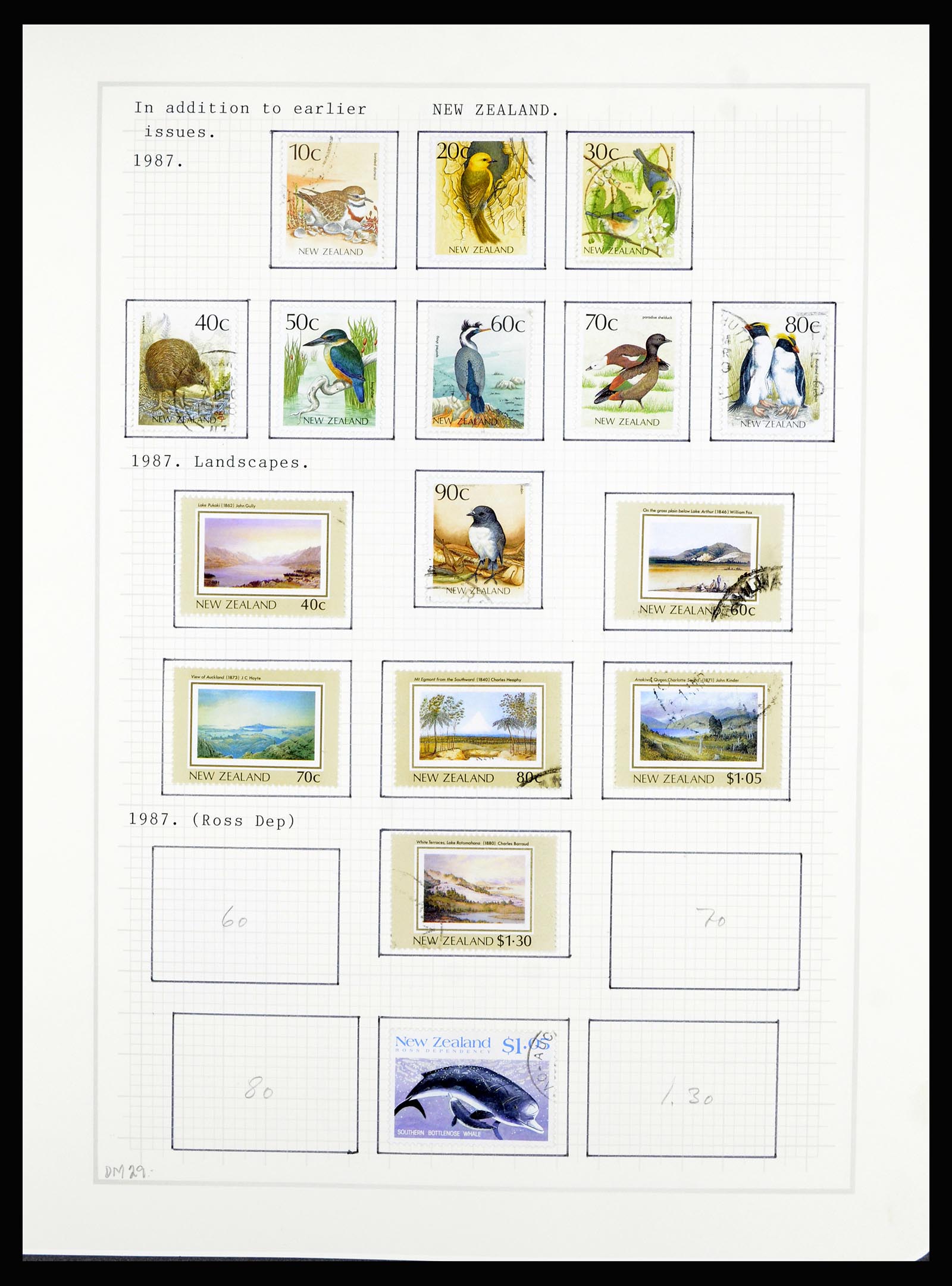 36720 157 - Stamp collection 36720 New Zealand 1855-1990.