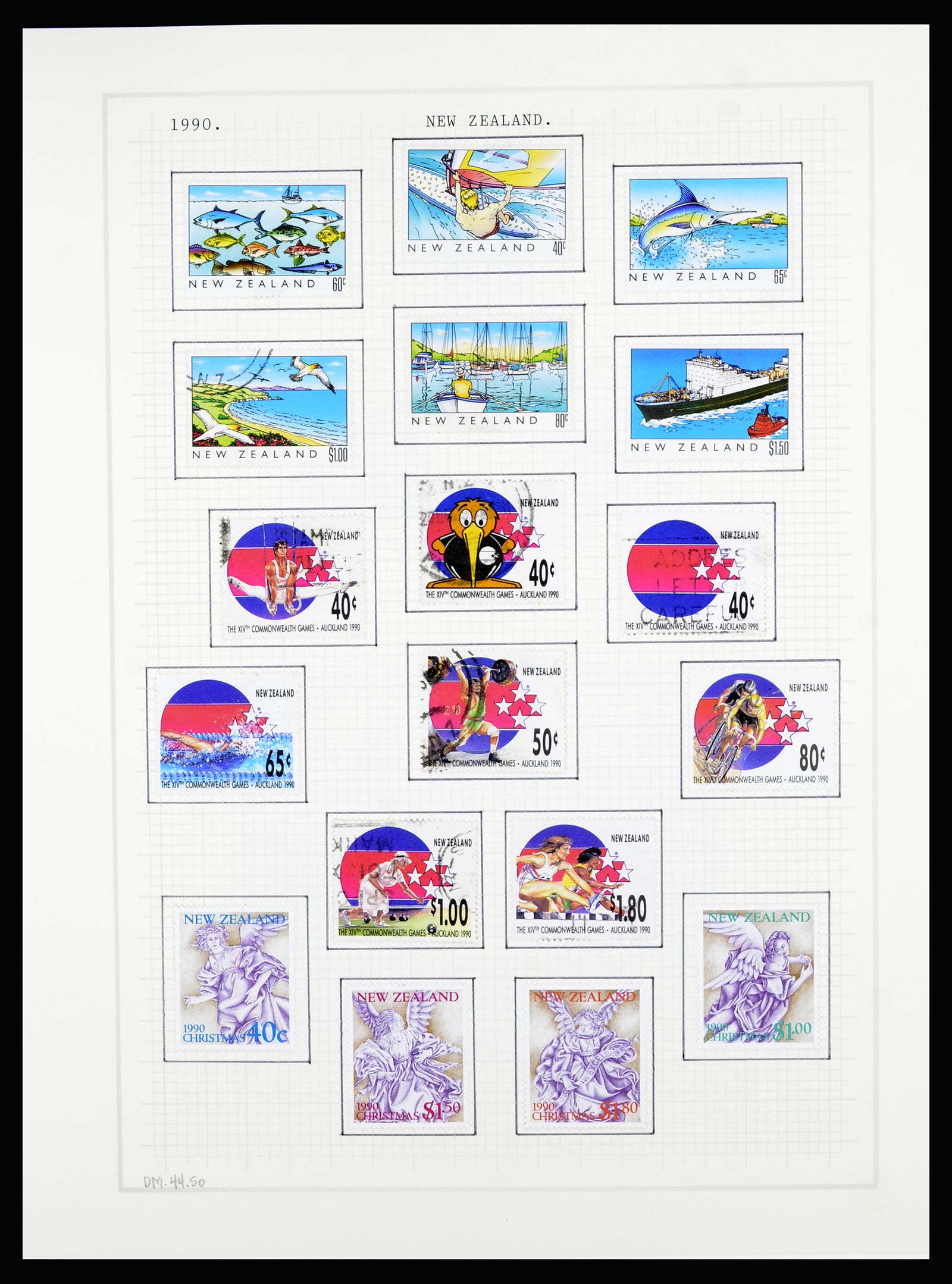 36720 162 - Postzegelverzameling 36720 Nieuw Zeeland 1855-1990.