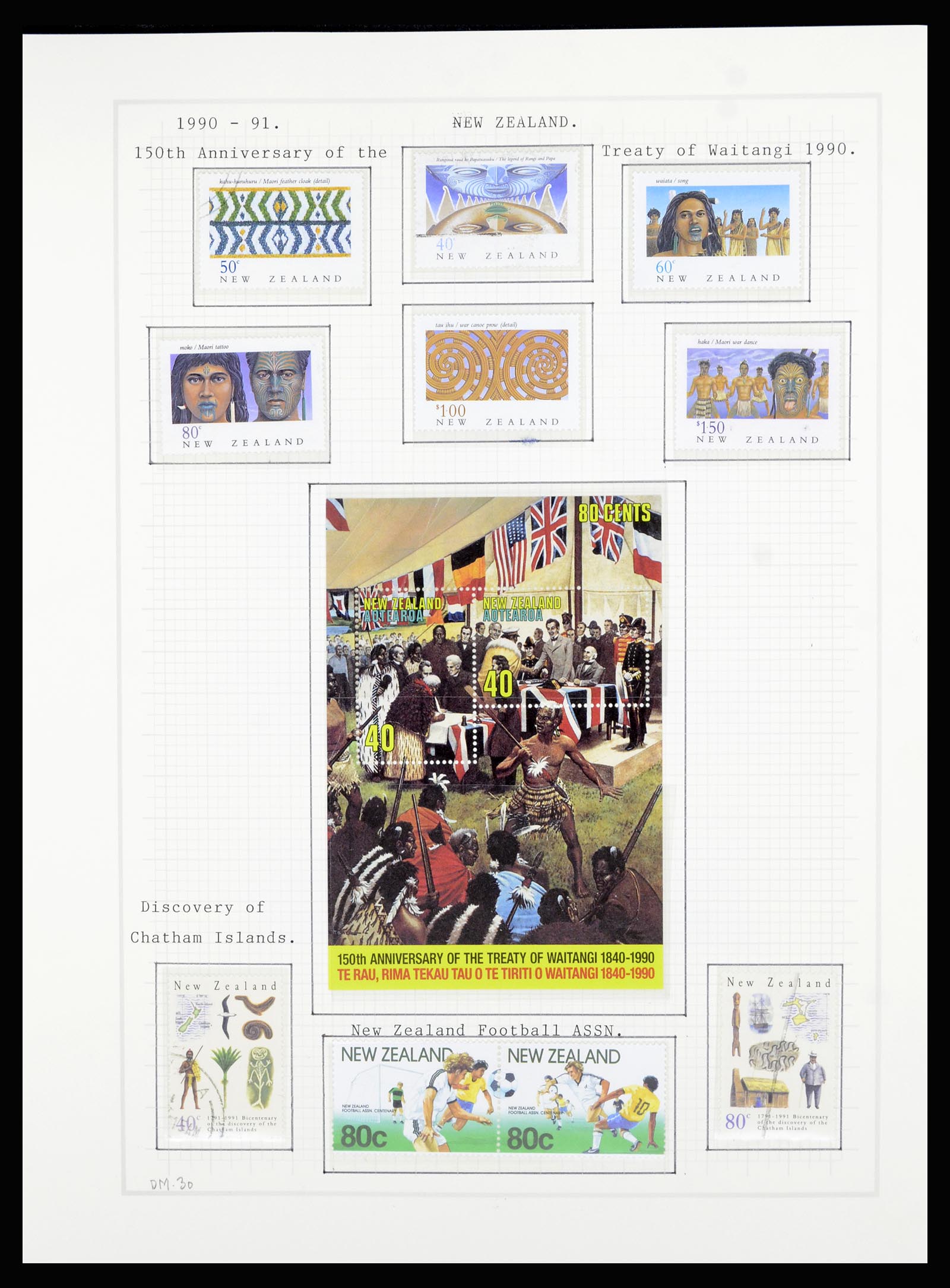 36720 164 - Postzegelverzameling 36720 Nieuw Zeeland 1855-1990.