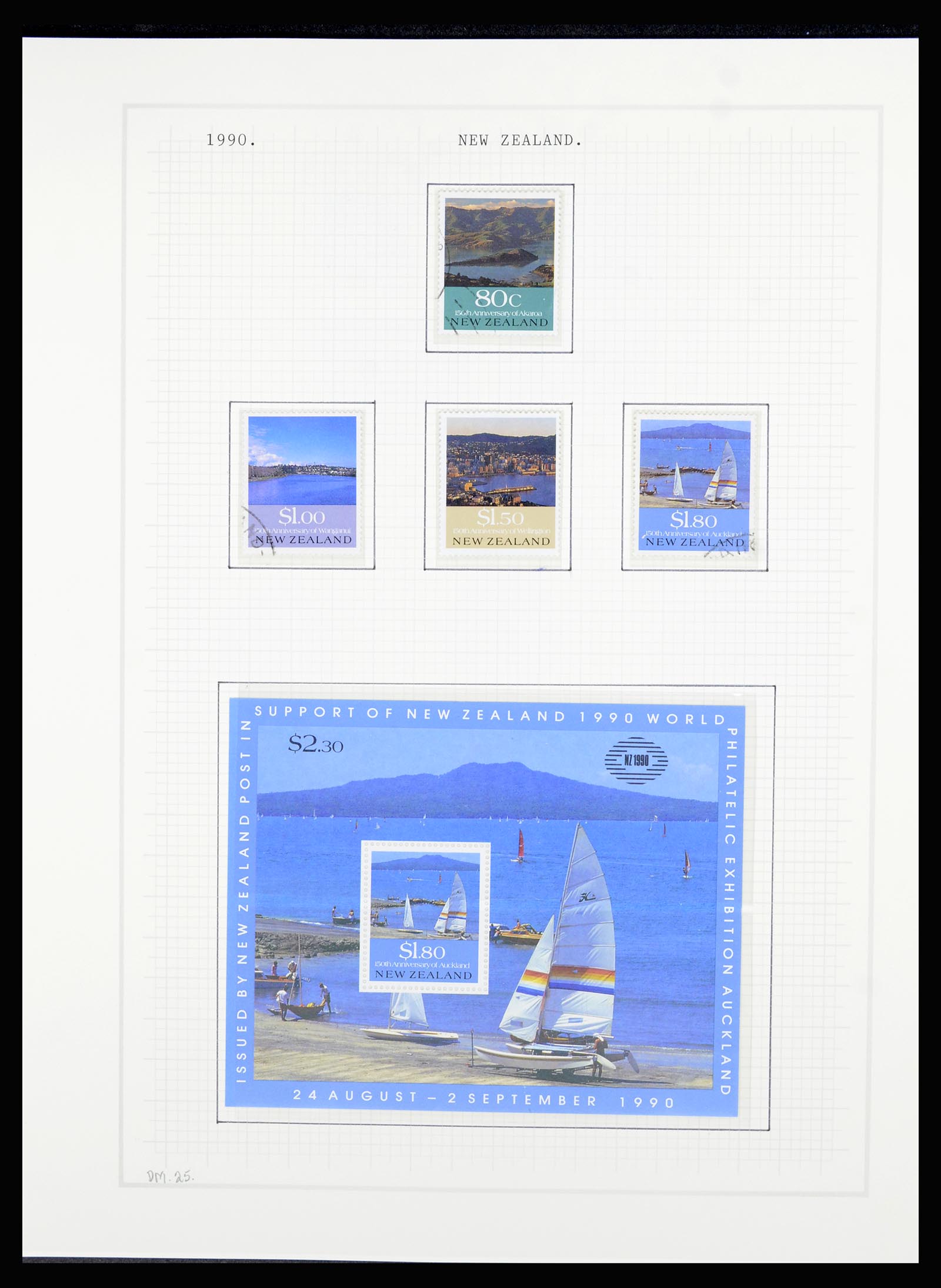 36720 166 - Stamp collection 36720 New Zealand 1855-1990.