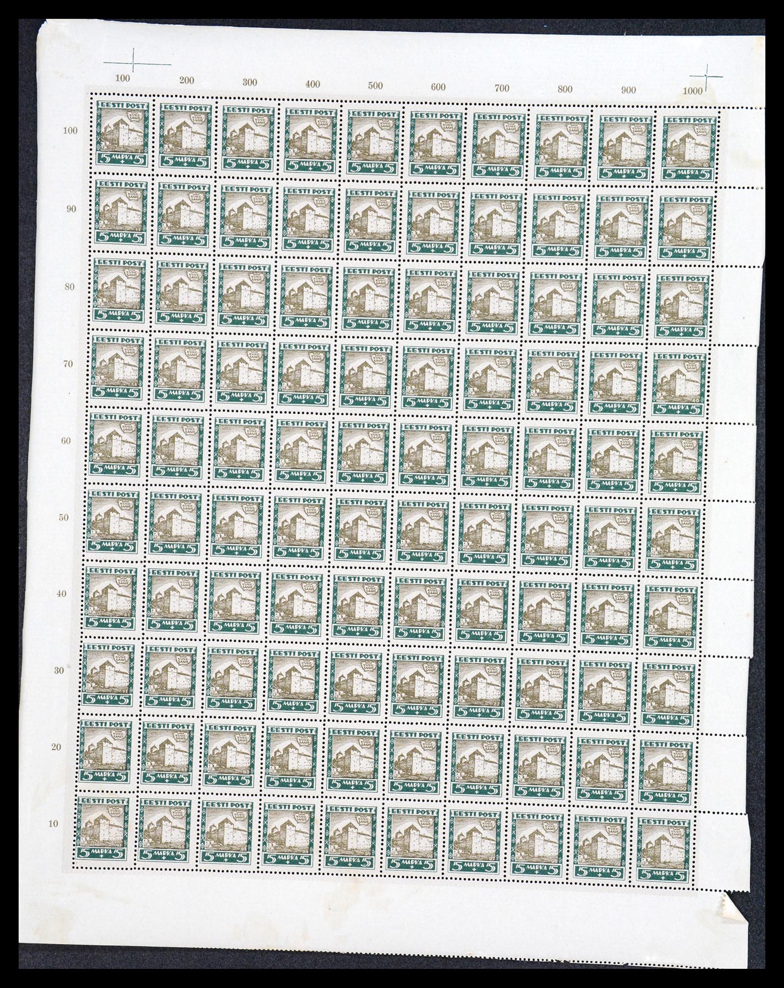 36723 001 - Postzegelverzameling 36723 Estland 1927.