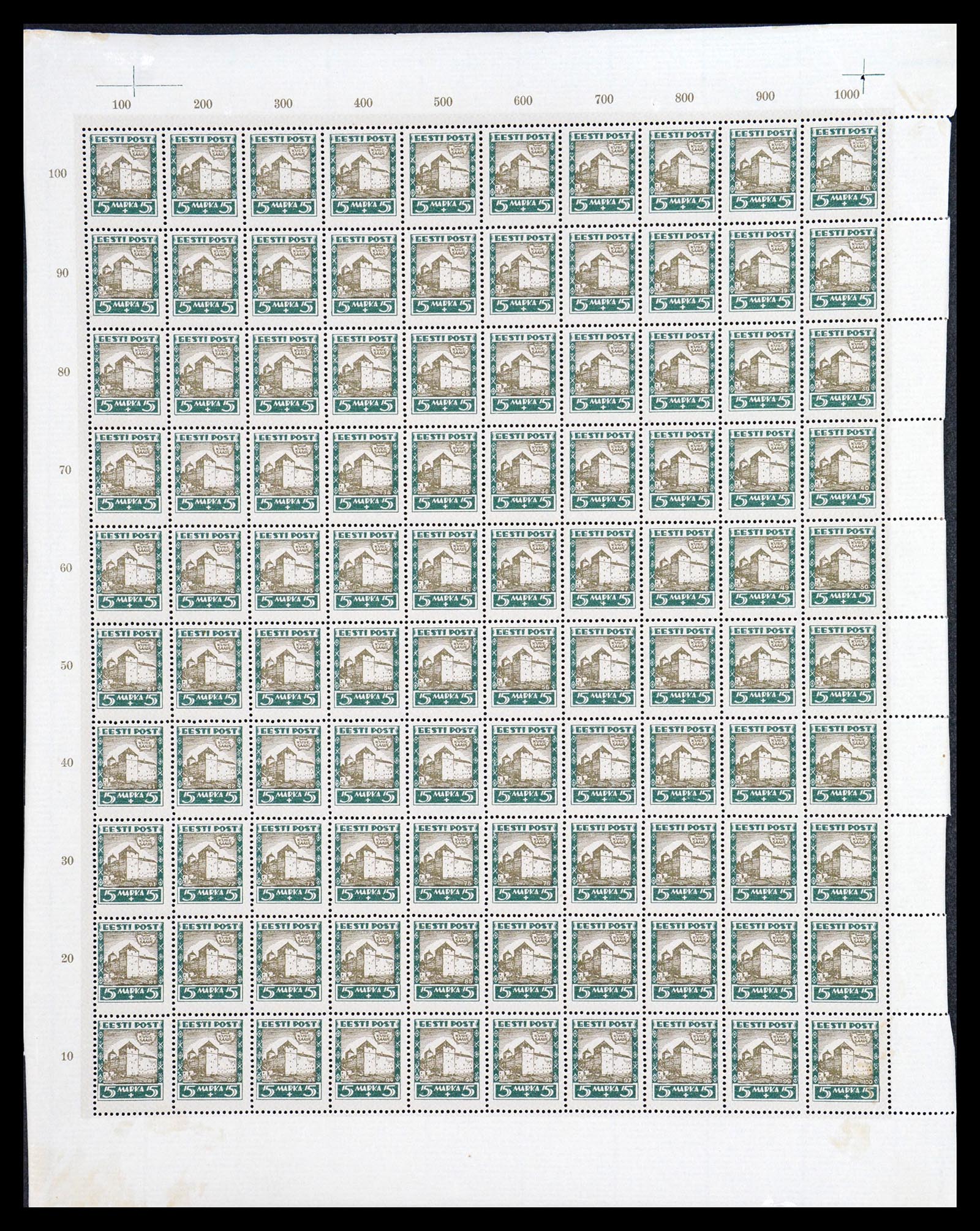 36723 002 - Postzegelverzameling 36723 Estland 1927.