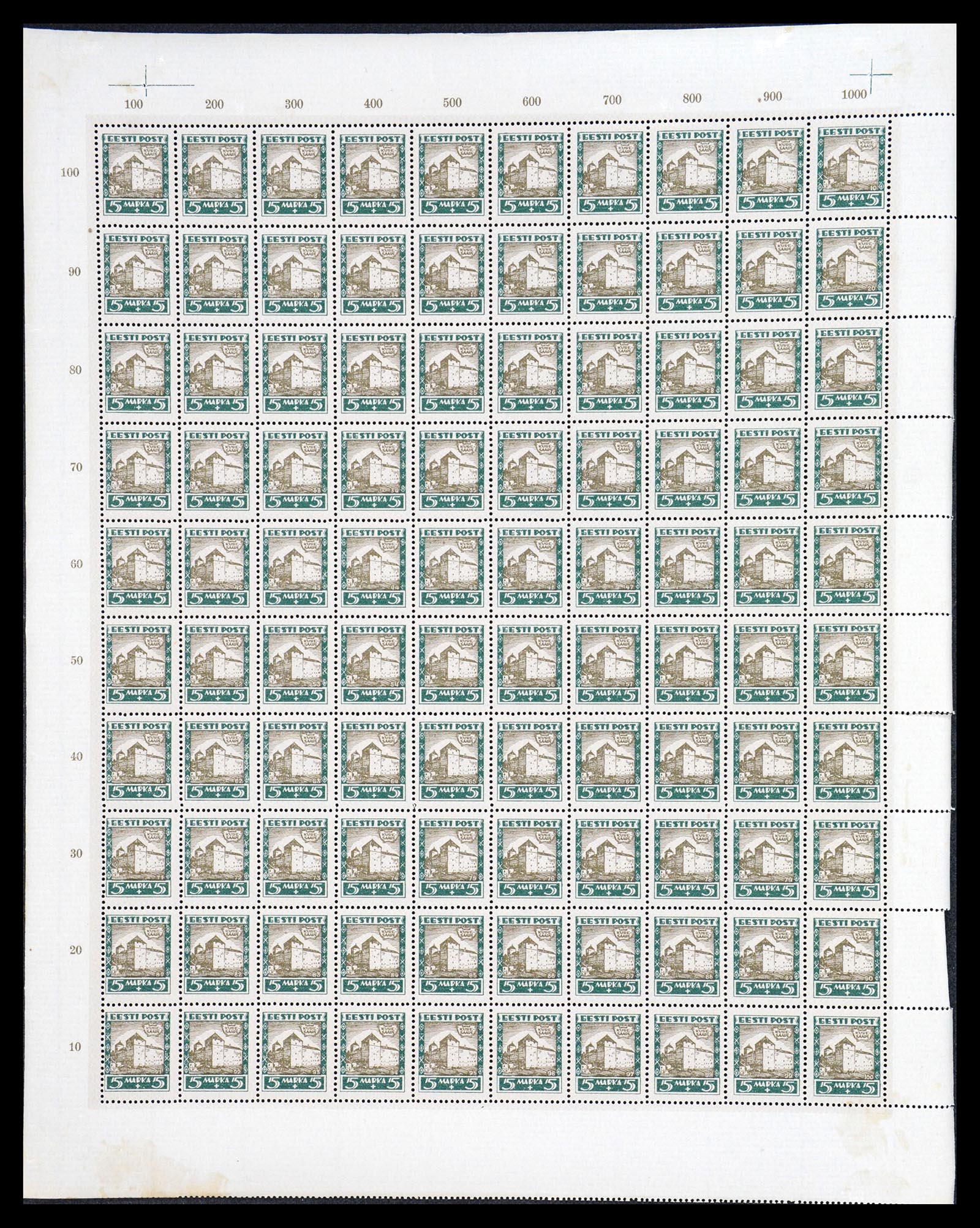 36723 004 - Postzegelverzameling 36723 Estland 1927.