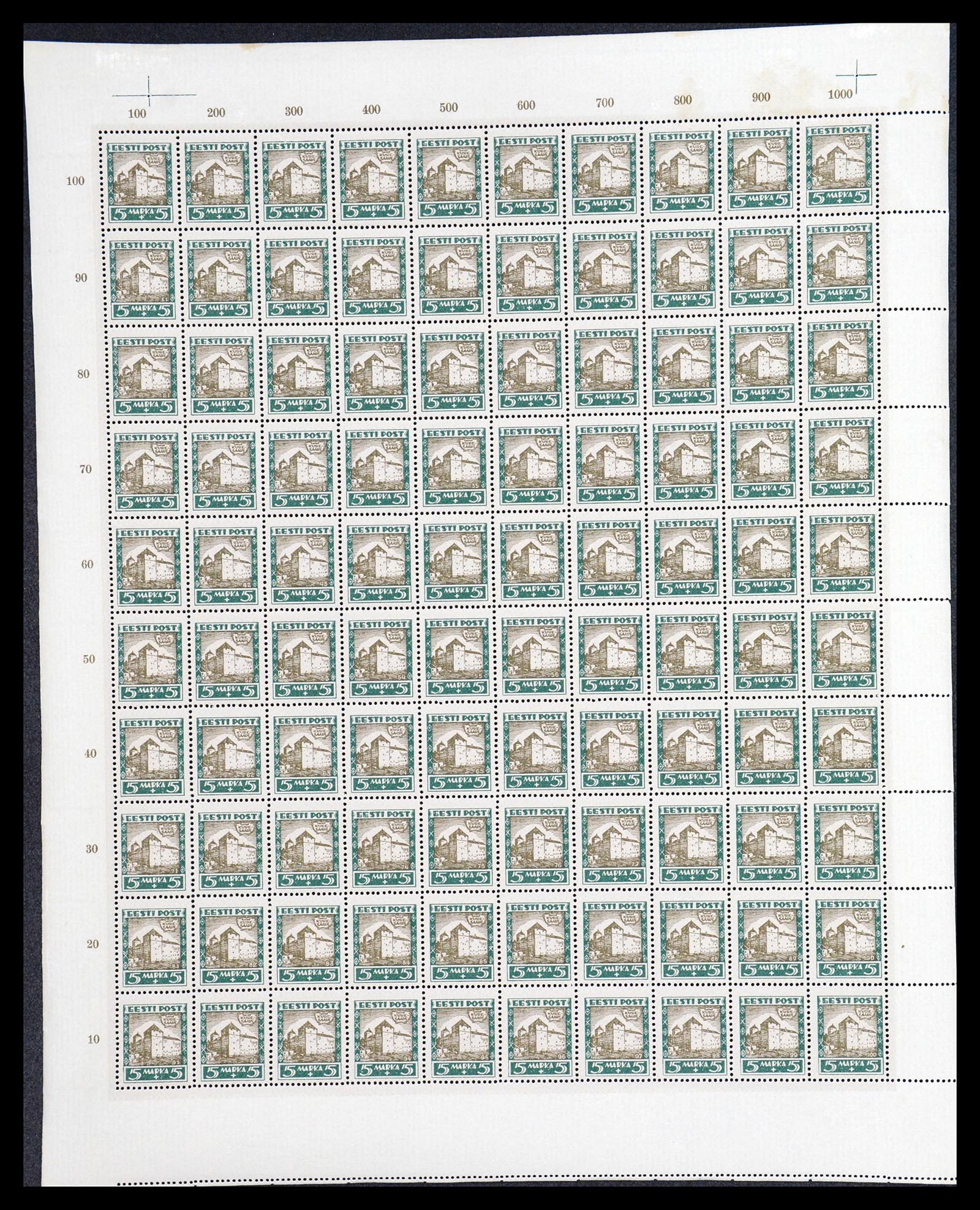 36723 005 - Postzegelverzameling 36723 Estland 1927.