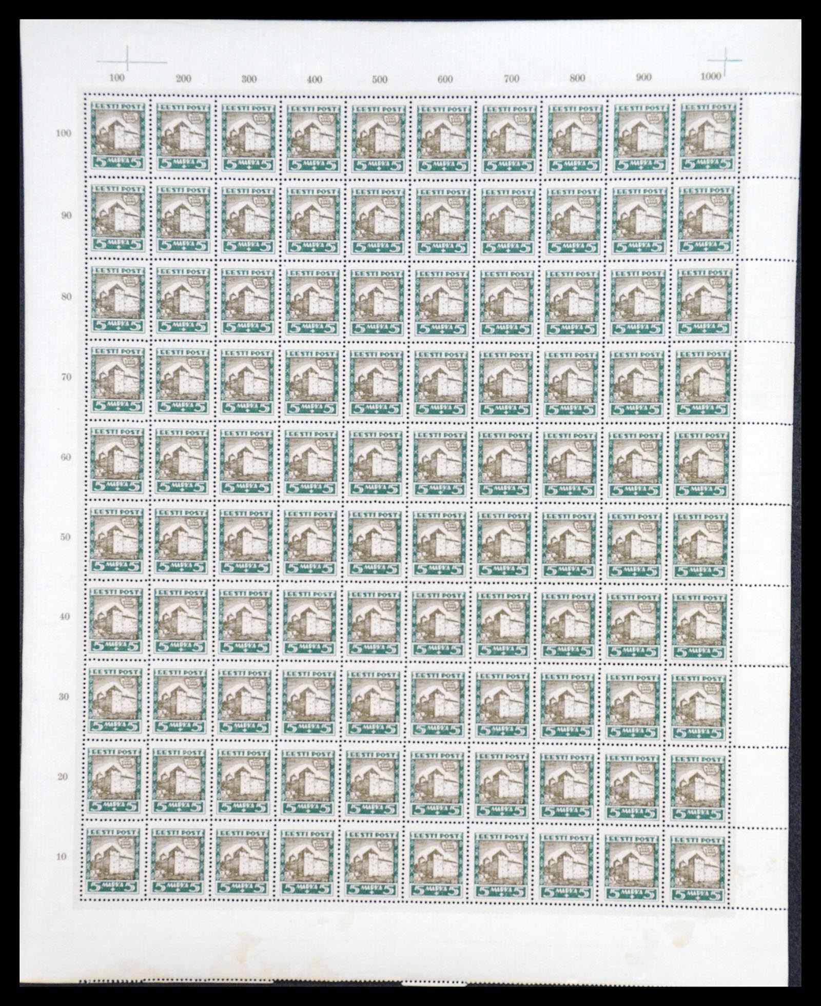 36723 007 - Postzegelverzameling 36723 Estland 1927.