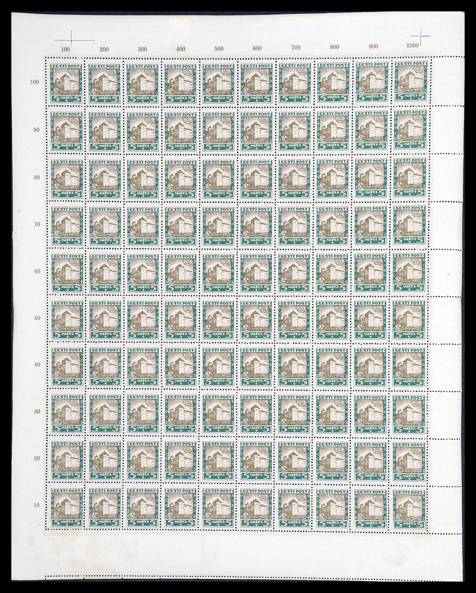 36723 008 - Postzegelverzameling 36723 Estland 1927.