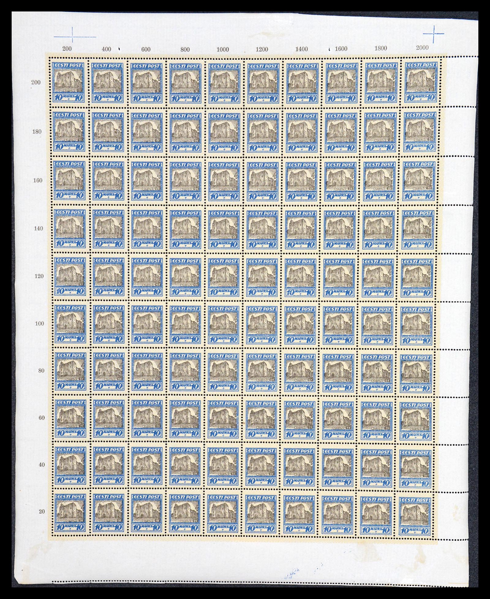 36723 013 - Postzegelverzameling 36723 Estland 1927.