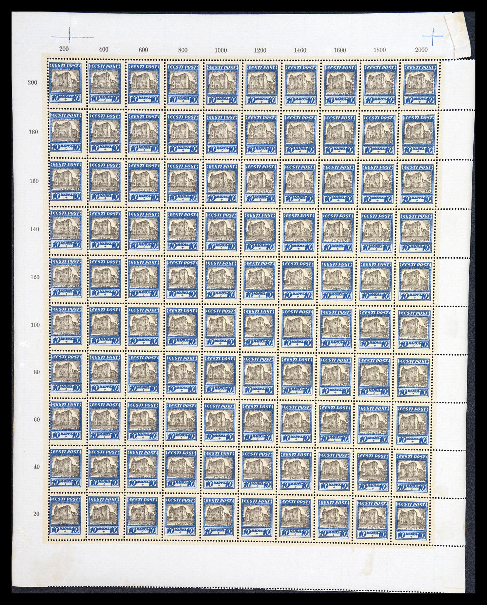 36723 014 - Postzegelverzameling 36723 Estland 1927.