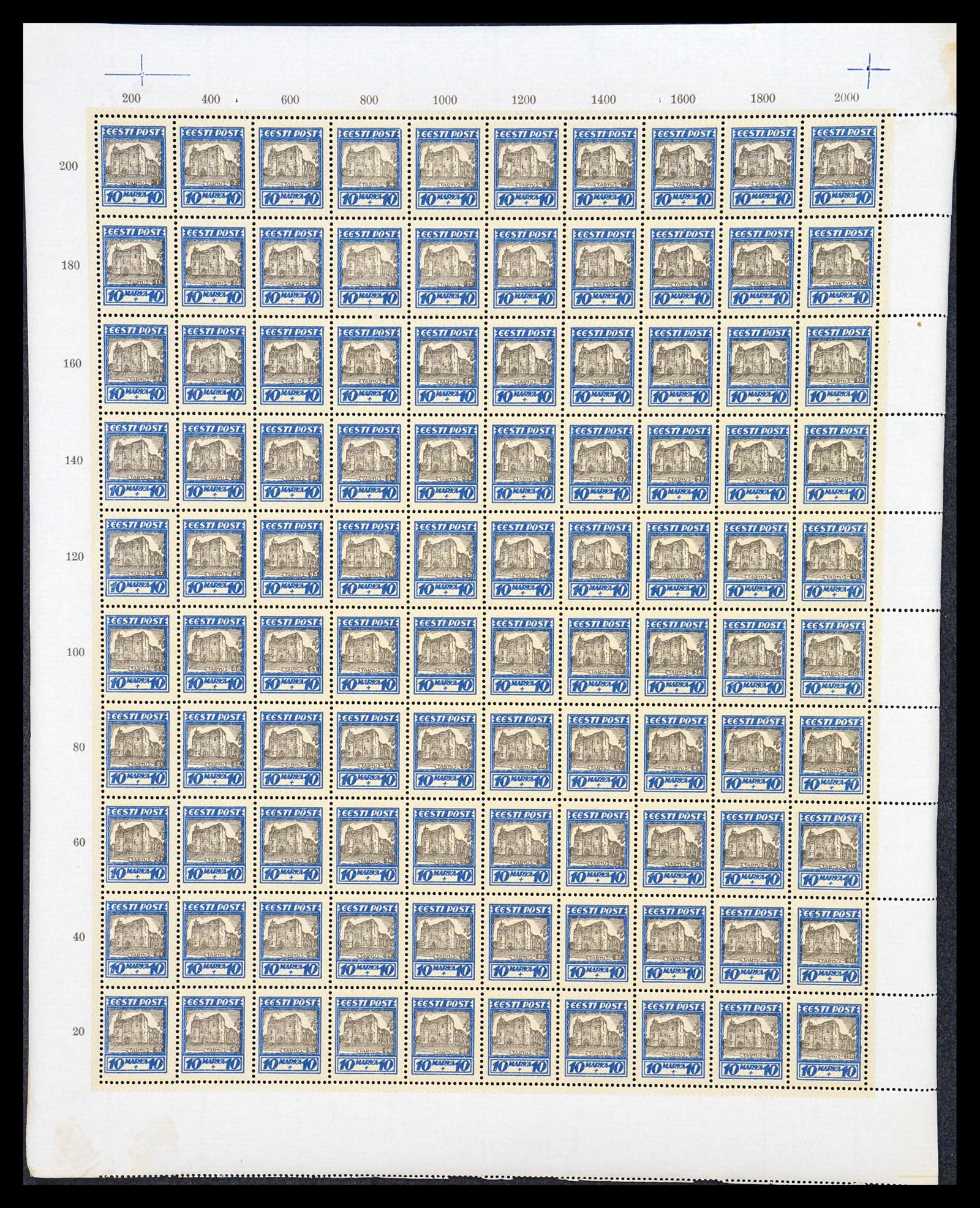 36723 016 - Stamp collection 36723 Estland 1927.