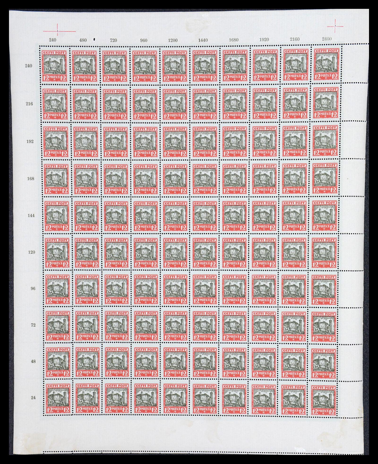 36723 019 - Postzegelverzameling 36723 Estland 1927.