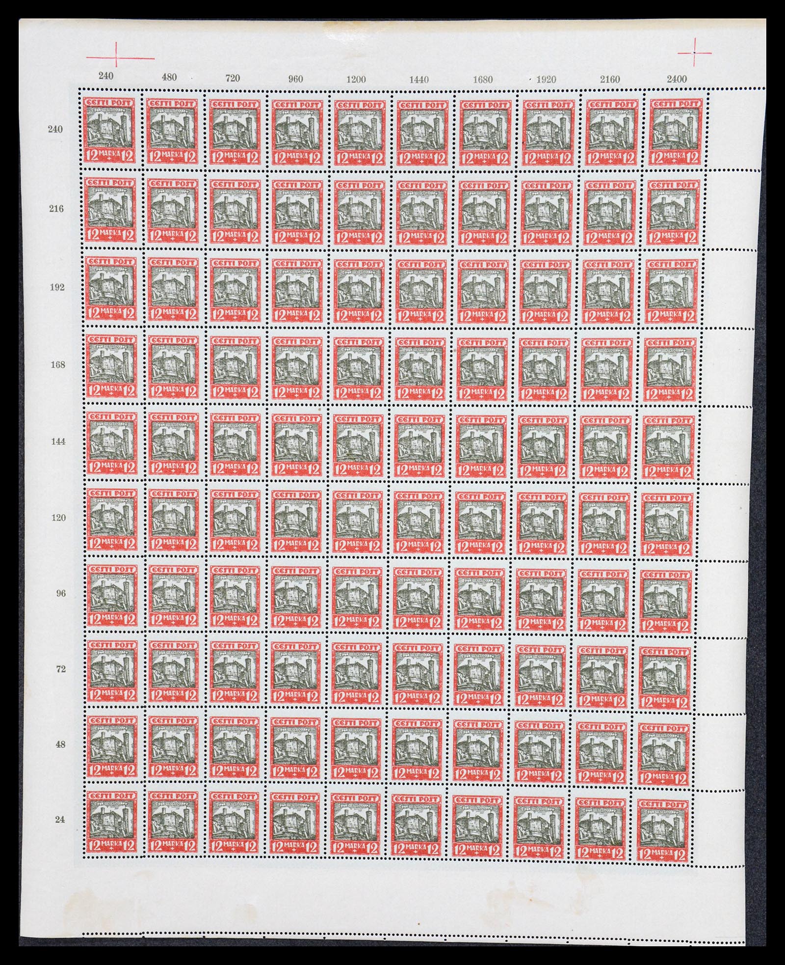 36723 020 - Postzegelverzameling 36723 Estland 1927.