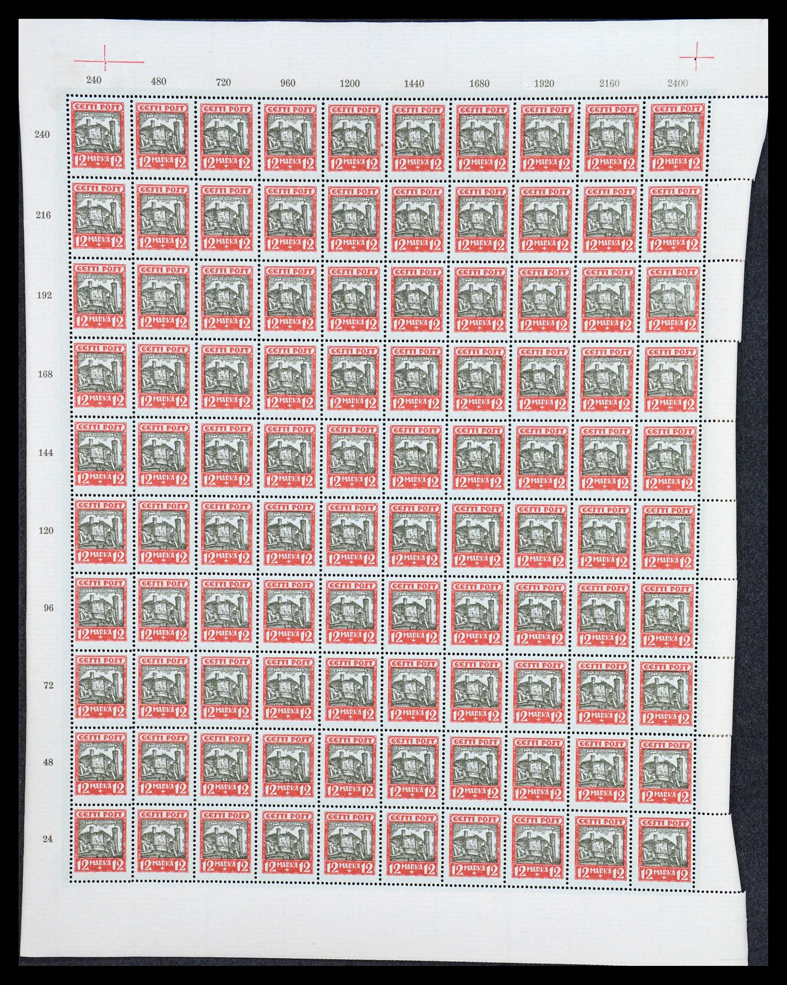36723 025 - Stamp collection 36723 Estland 1927.