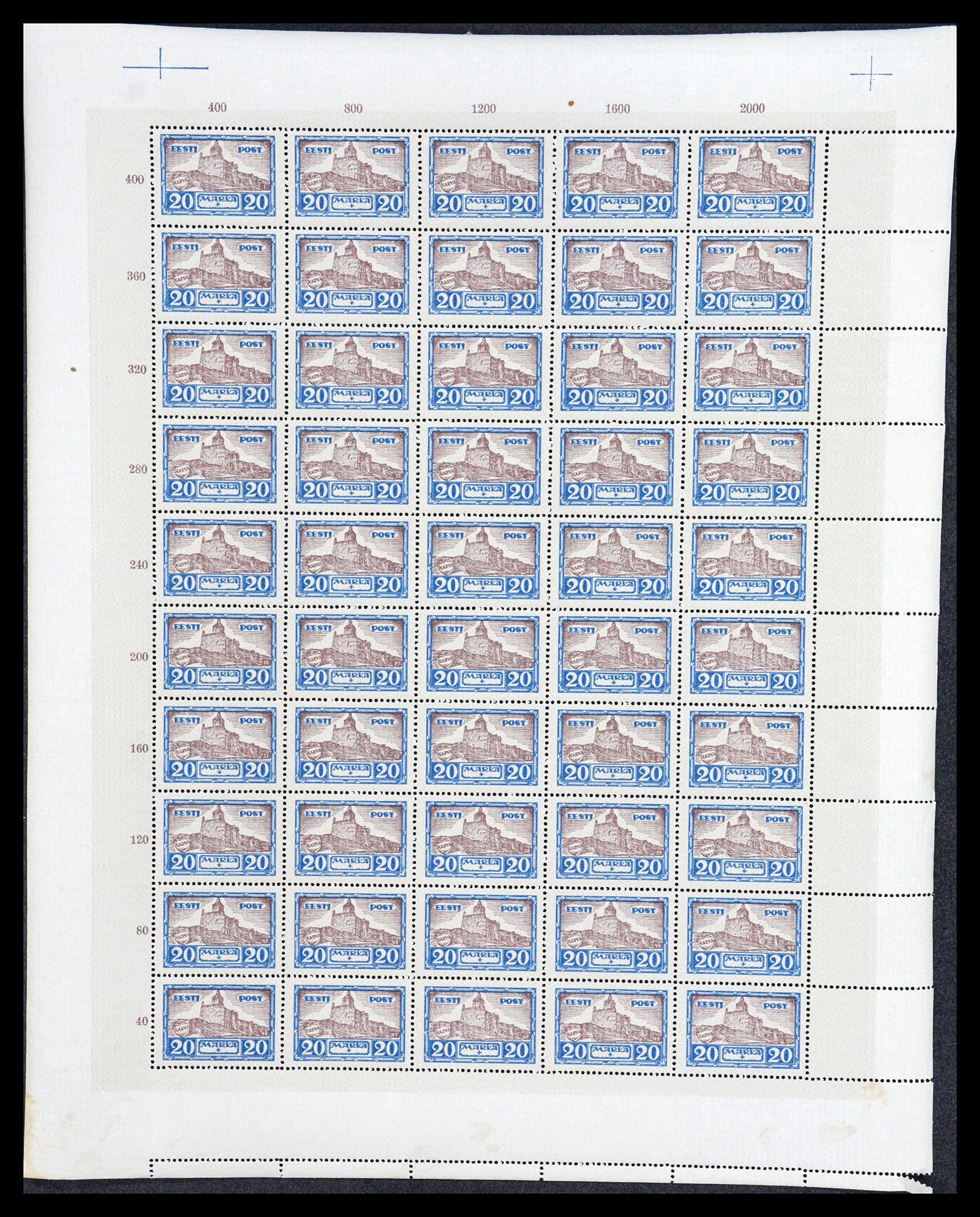 36723 027 - Stamp collection 36723 Estland 1927.