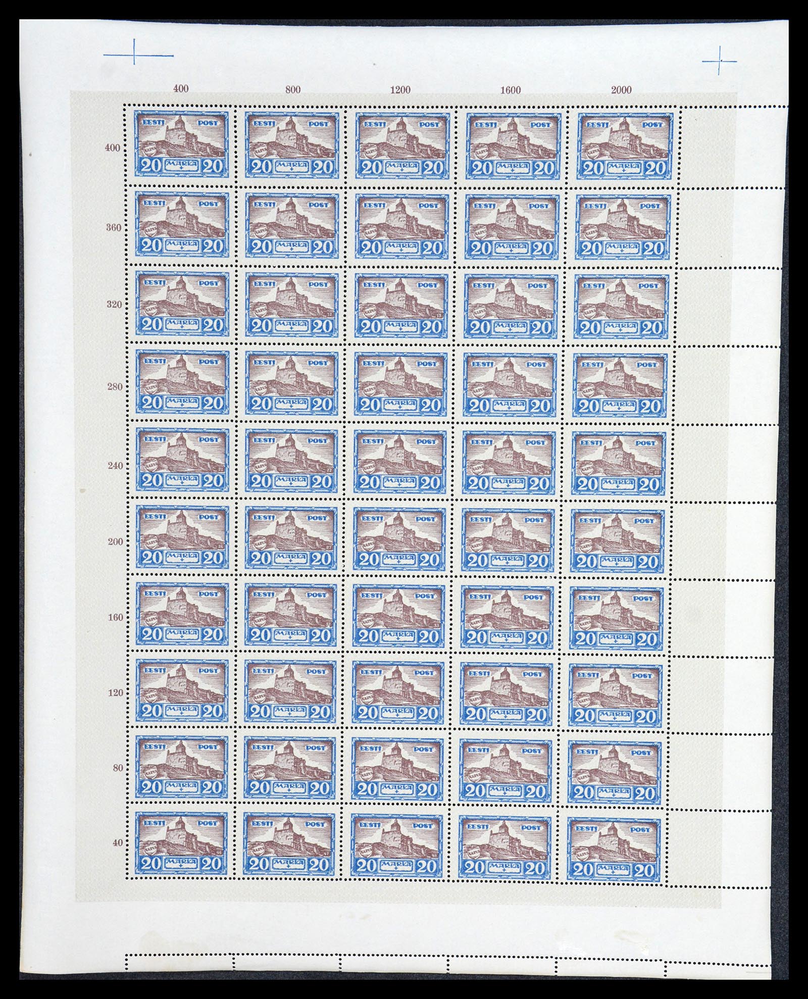 36723 028 - Stamp collection 36723 Estland 1927.