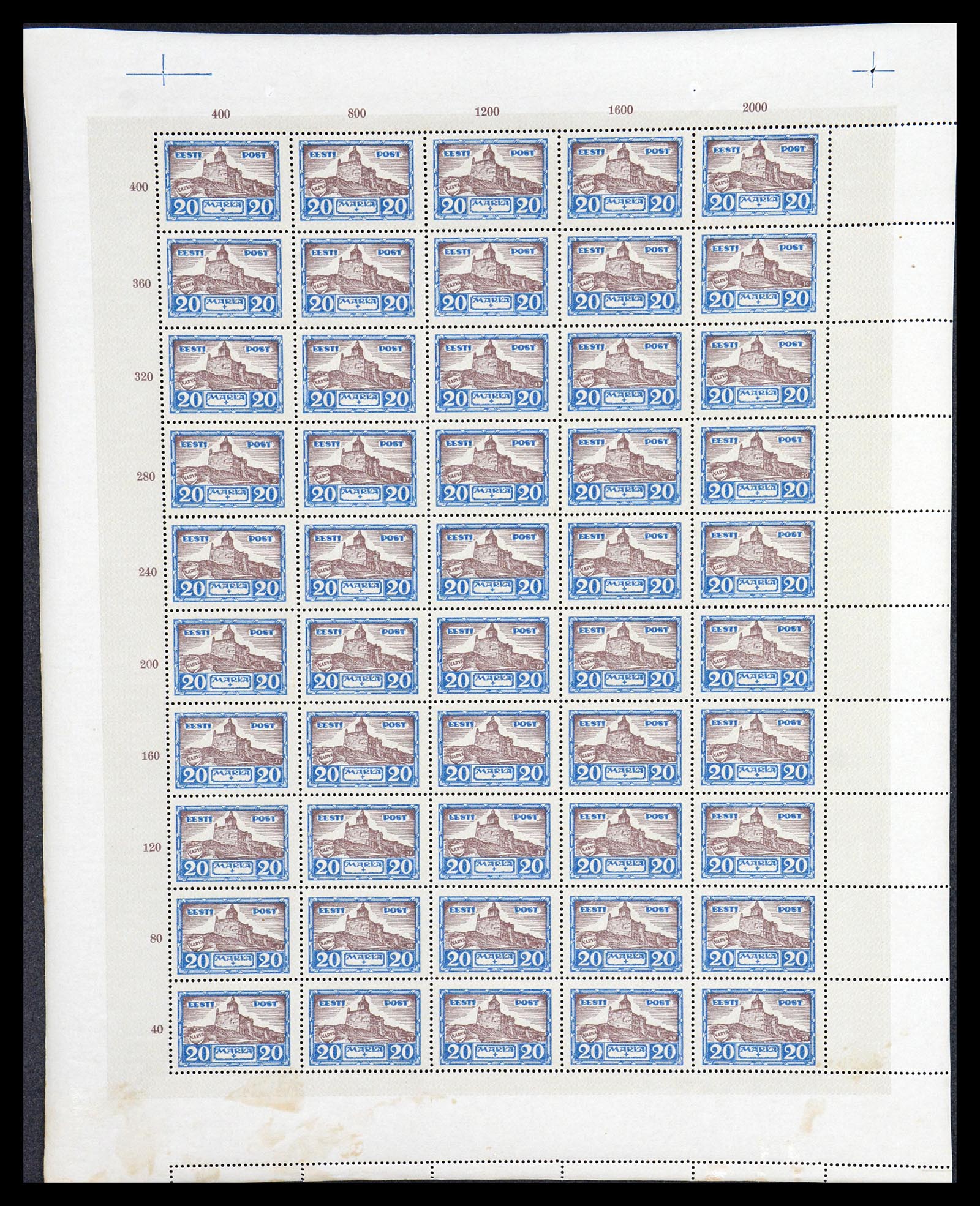 36723 029 - Stamp collection 36723 Estland 1927.