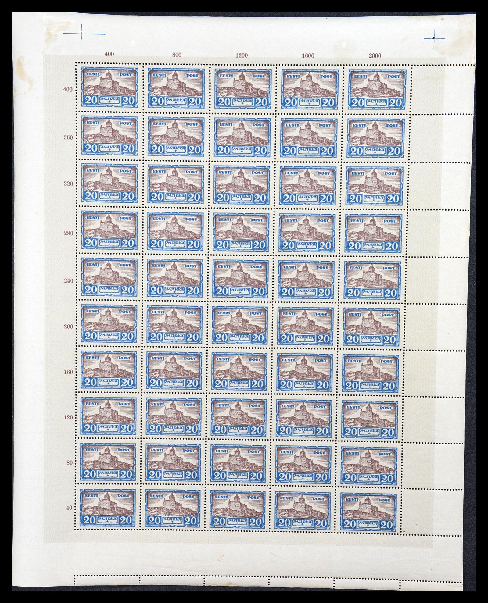 36723 030 - Stamp collection 36723 Estland 1927.