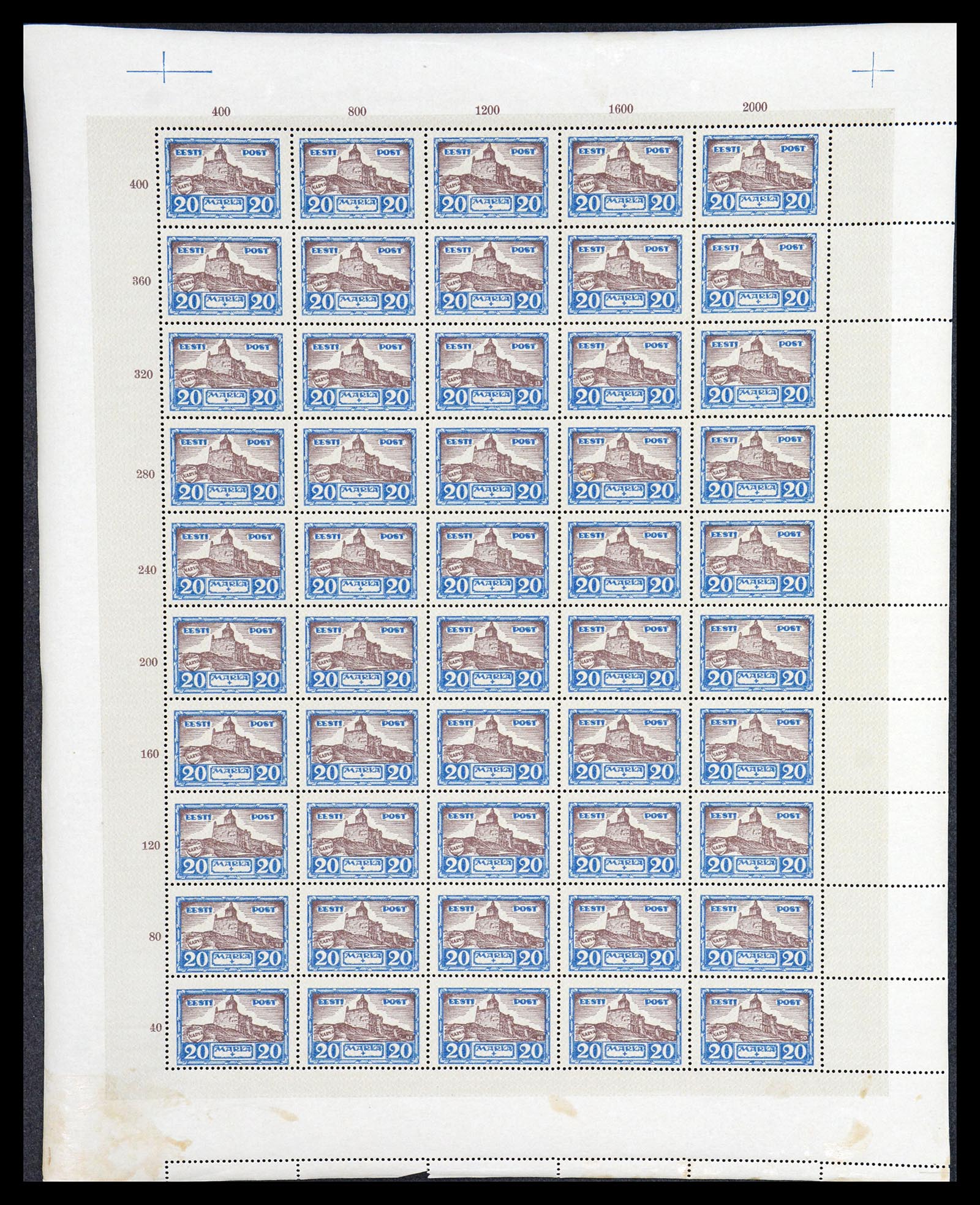 36723 031 - Stamp collection 36723 Estland 1927.