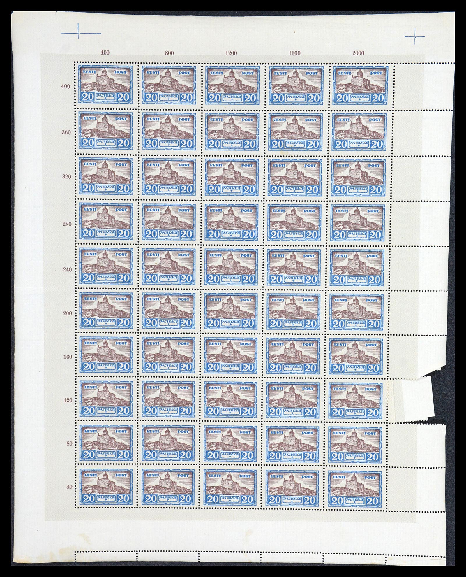 36723 032 - Stamp collection 36723 Estland 1927.