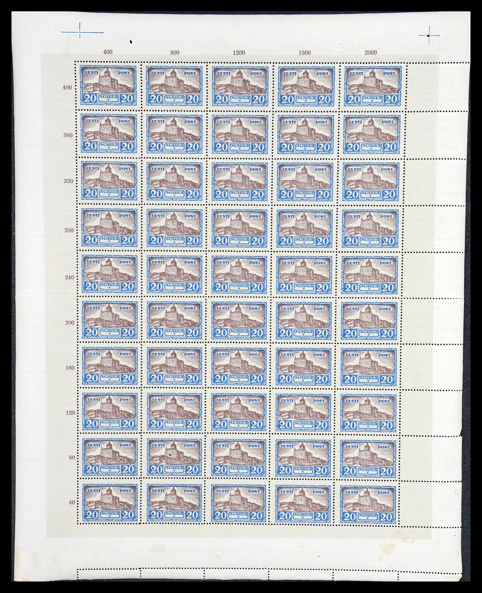 36723 033 - Stamp collection 36723 Estland 1927.