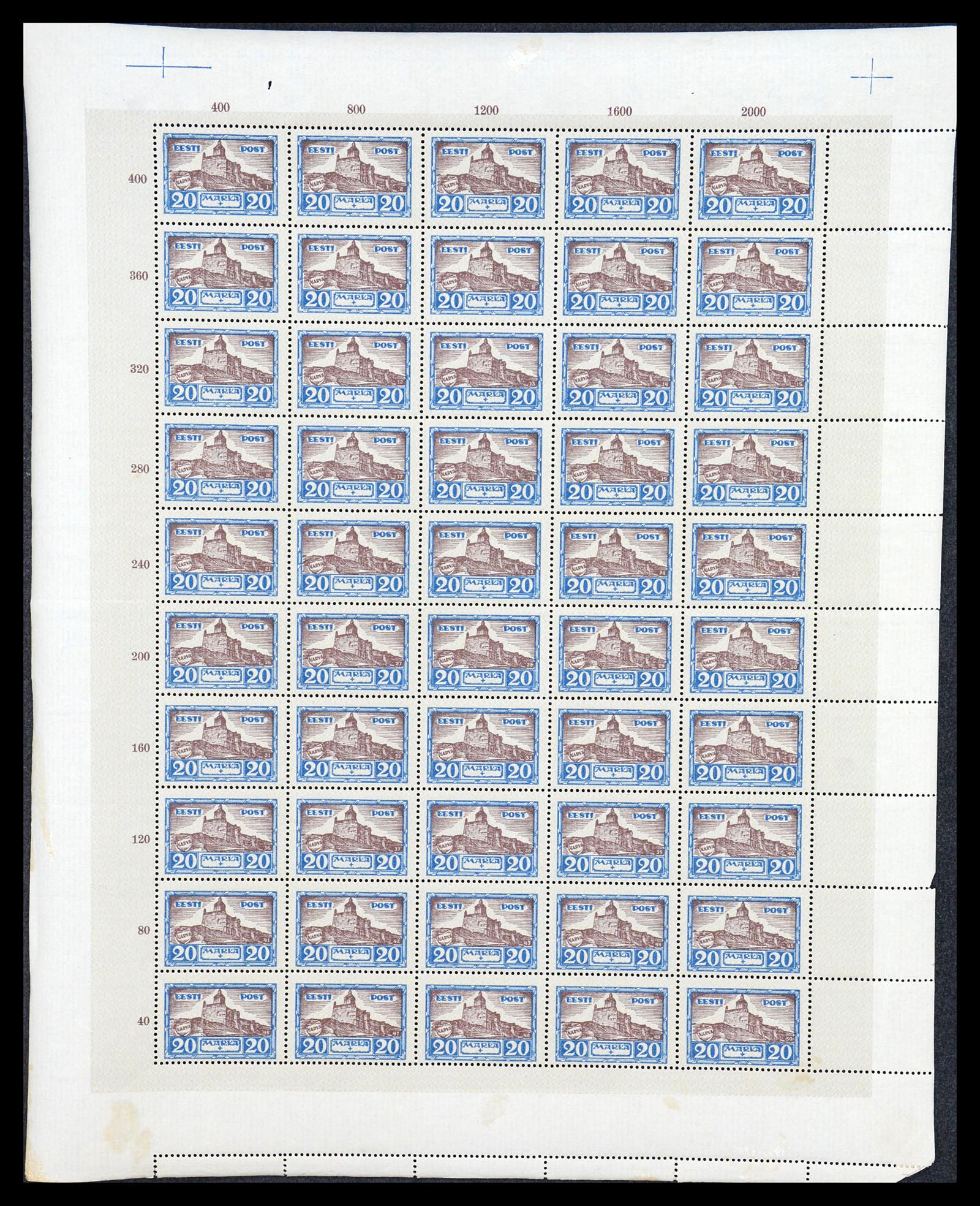 36723 034 - Stamp collection 36723 Estland 1927.