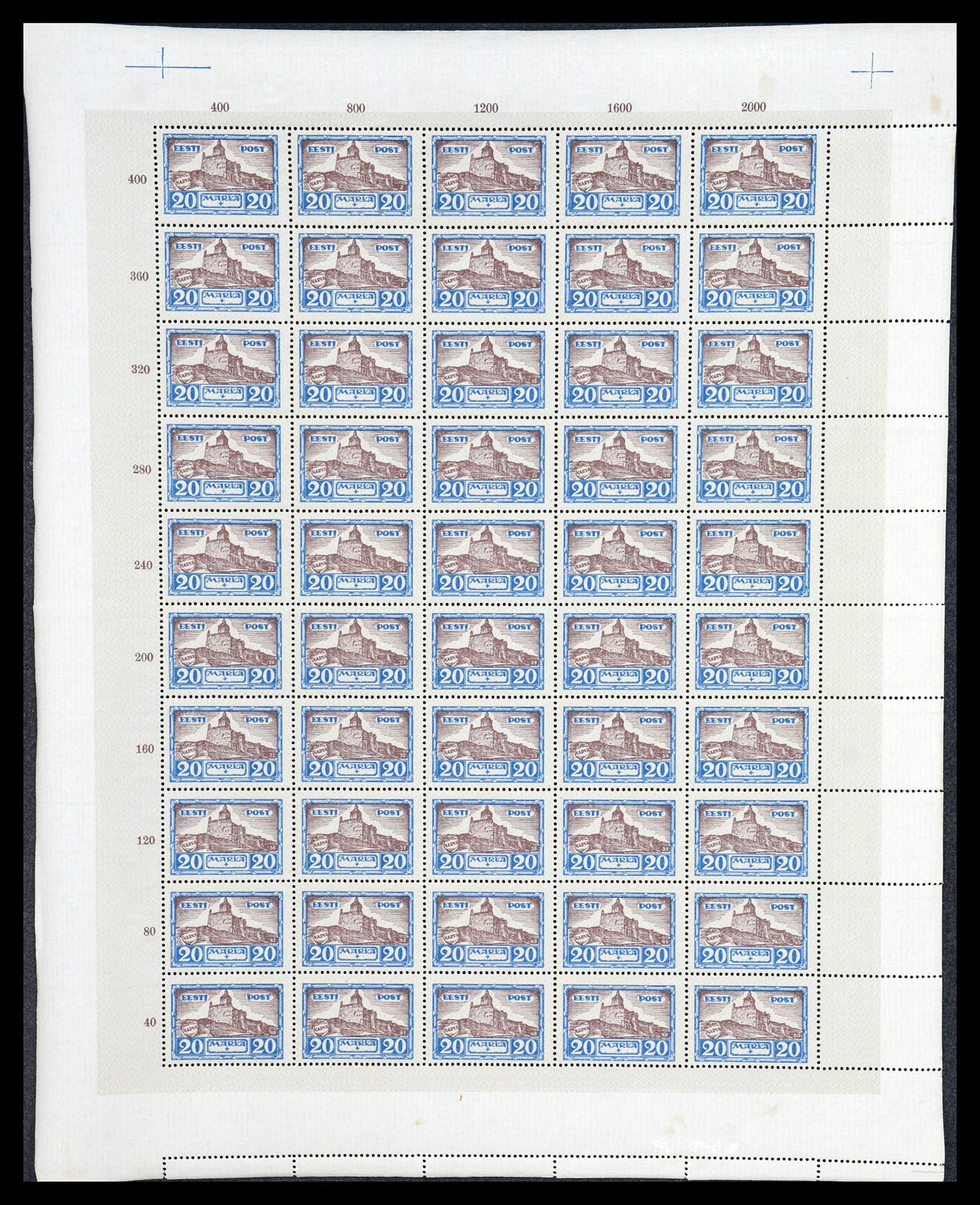 36723 035 - Stamp collection 36723 Estland 1927.