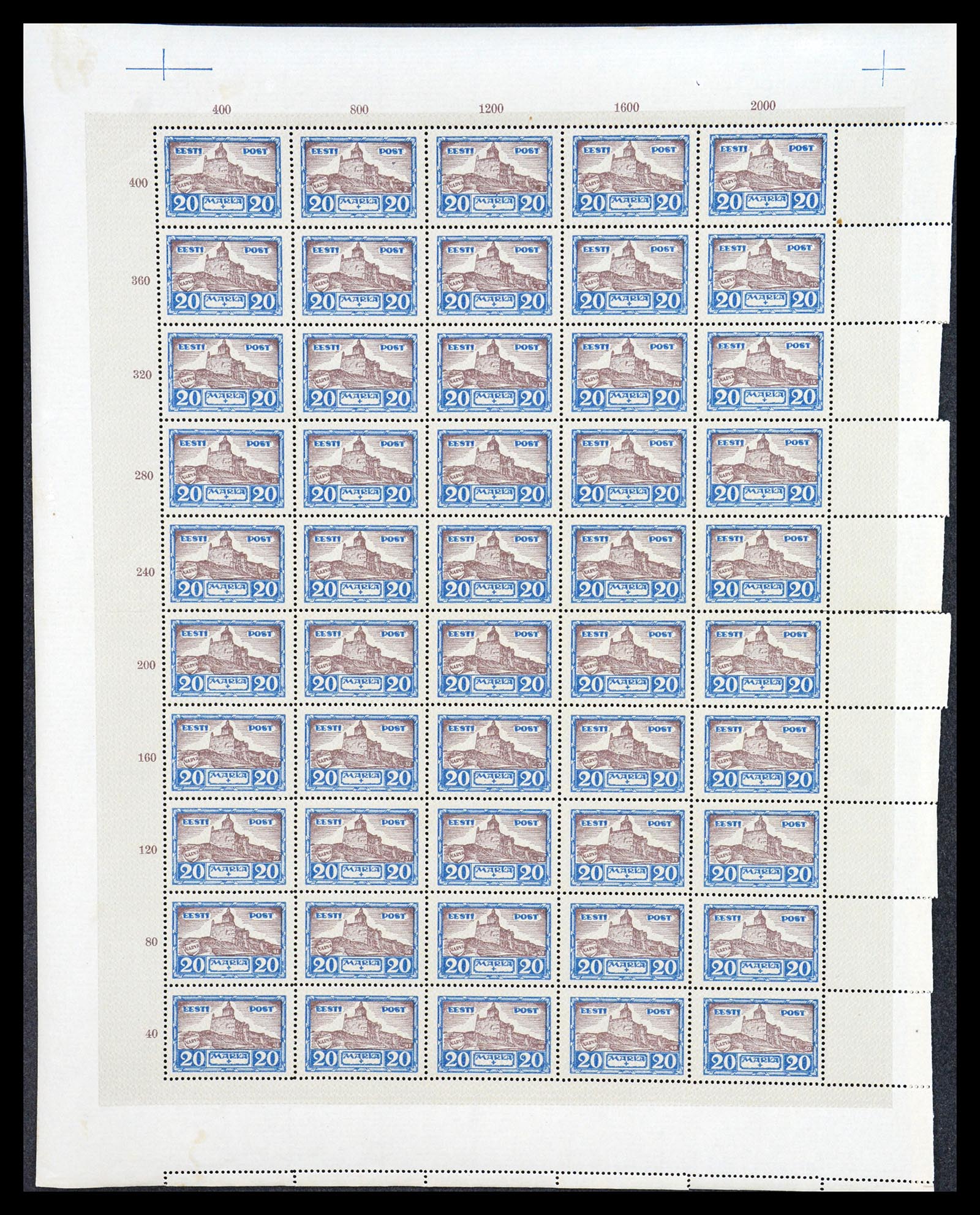 36723 036 - Stamp collection 36723 Estland 1927.