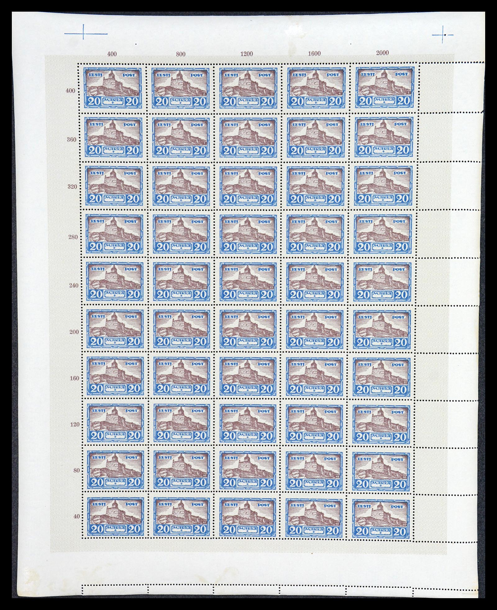 36723 037 - Stamp collection 36723 Estland 1927.