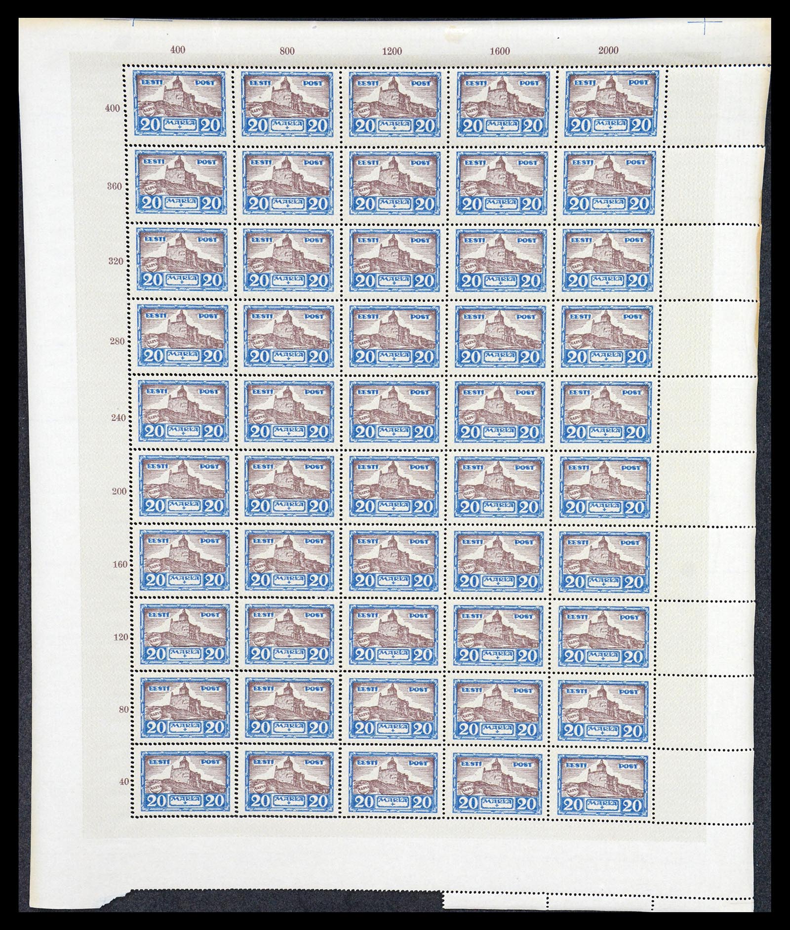 36723 038 - Stamp collection 36723 Estland 1927.