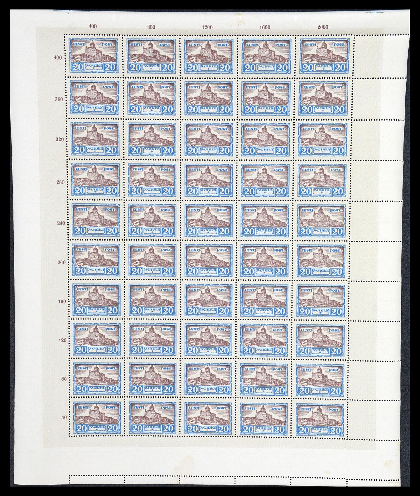 36723 040 - Stamp collection 36723 Estland 1927.
