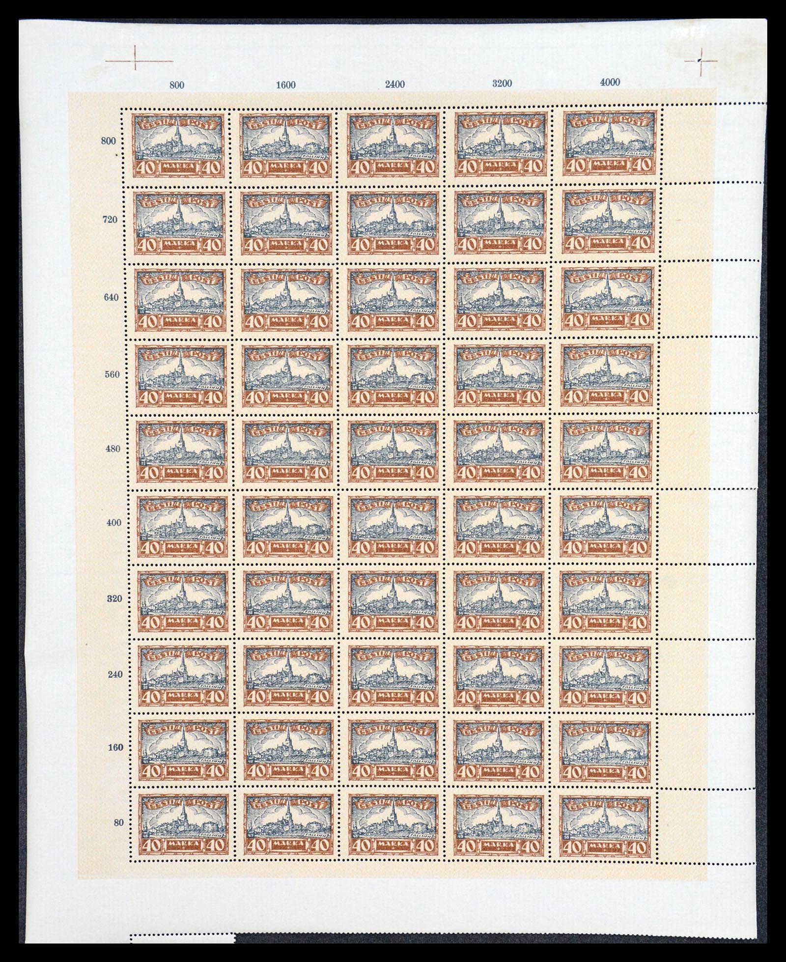 36723 051 - Postzegelverzameling 36723 Estland 1927.