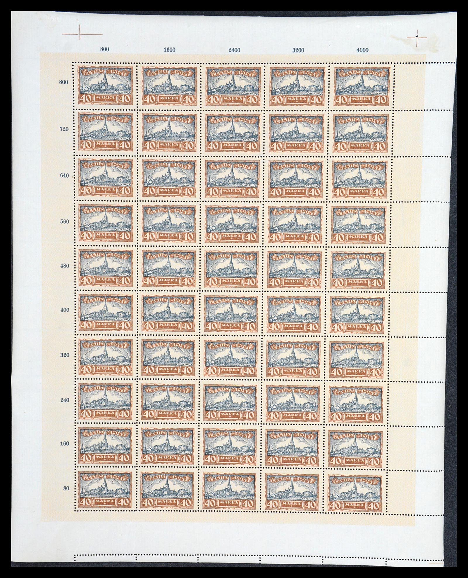 36723 057 - Postzegelverzameling 36723 Estland 1927.