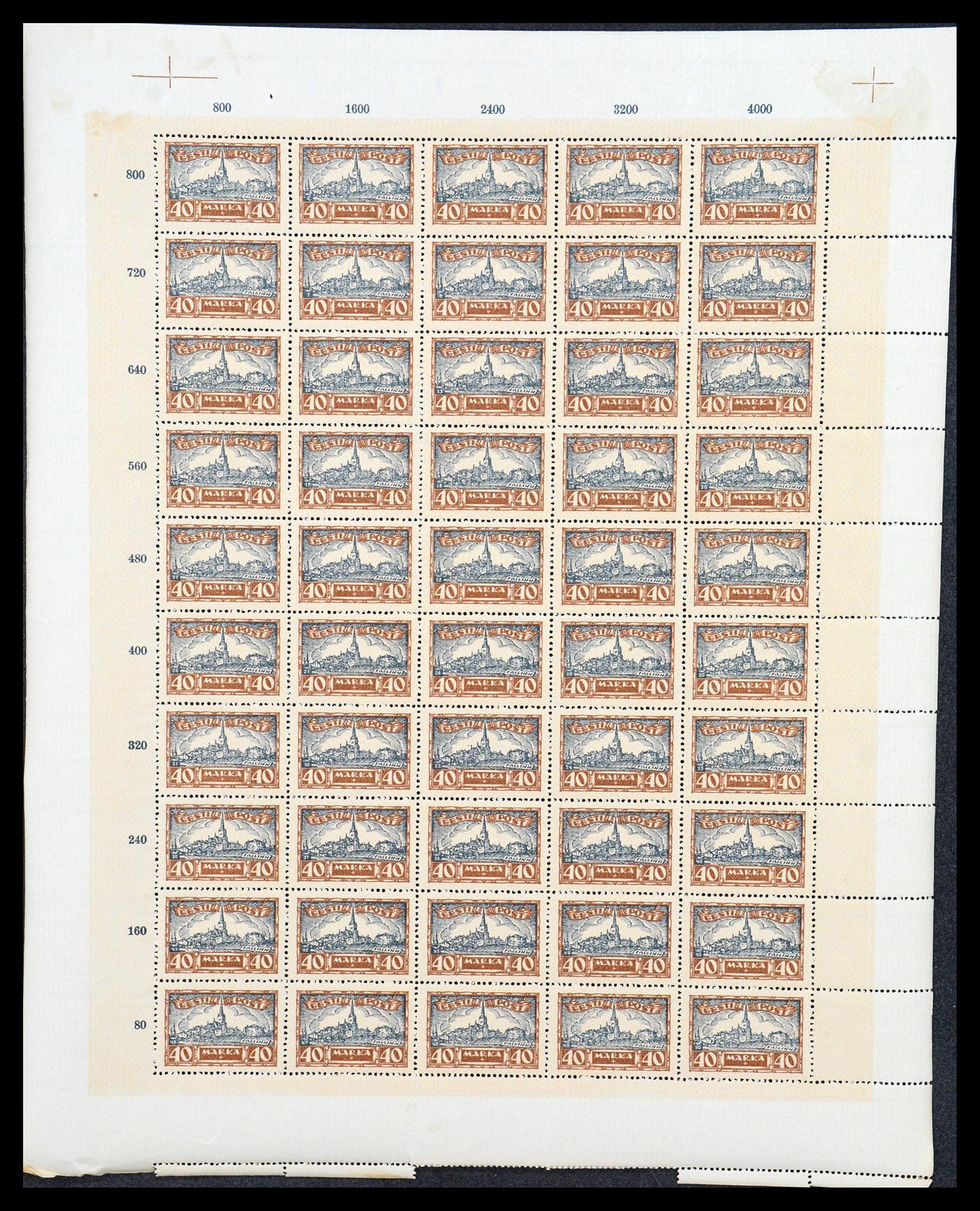36723 062 - Stamp collection 36723 Estland 1927.