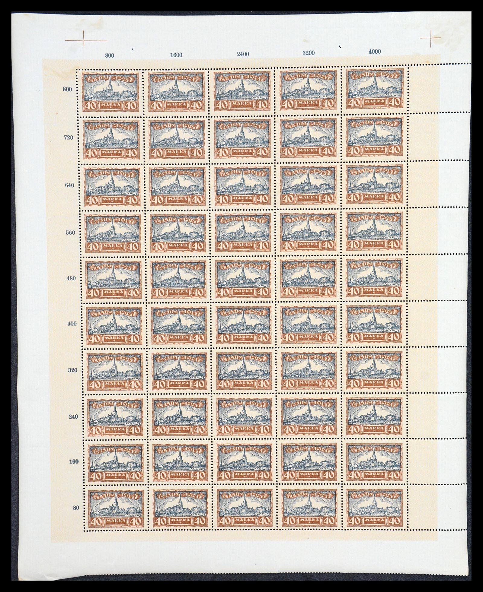 36723 063 - Stamp collection 36723 Estland 1927.