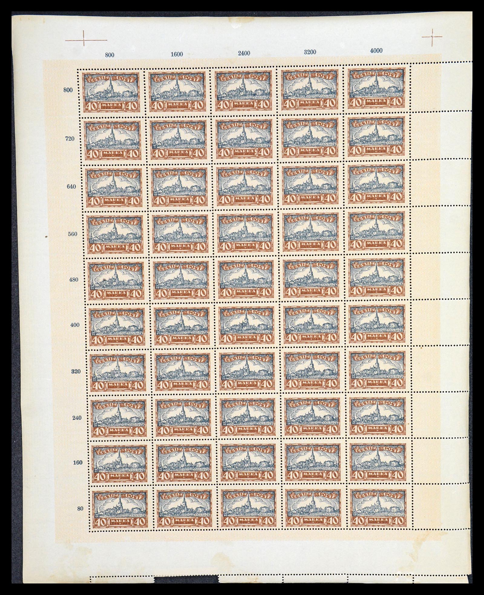 36723 064 - Stamp collection 36723 Estland 1927.