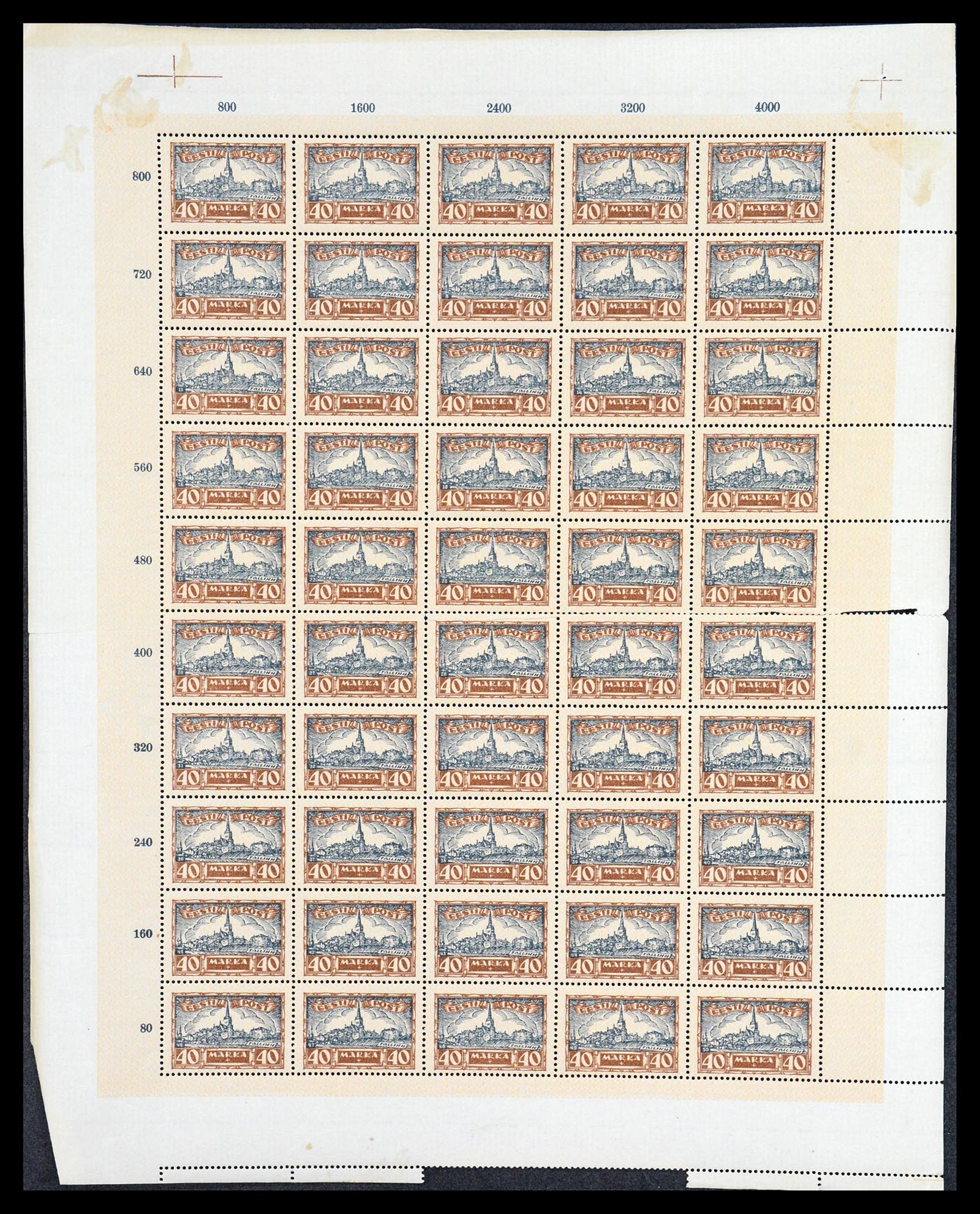 36723 065 - Stamp collection 36723 Estland 1927.