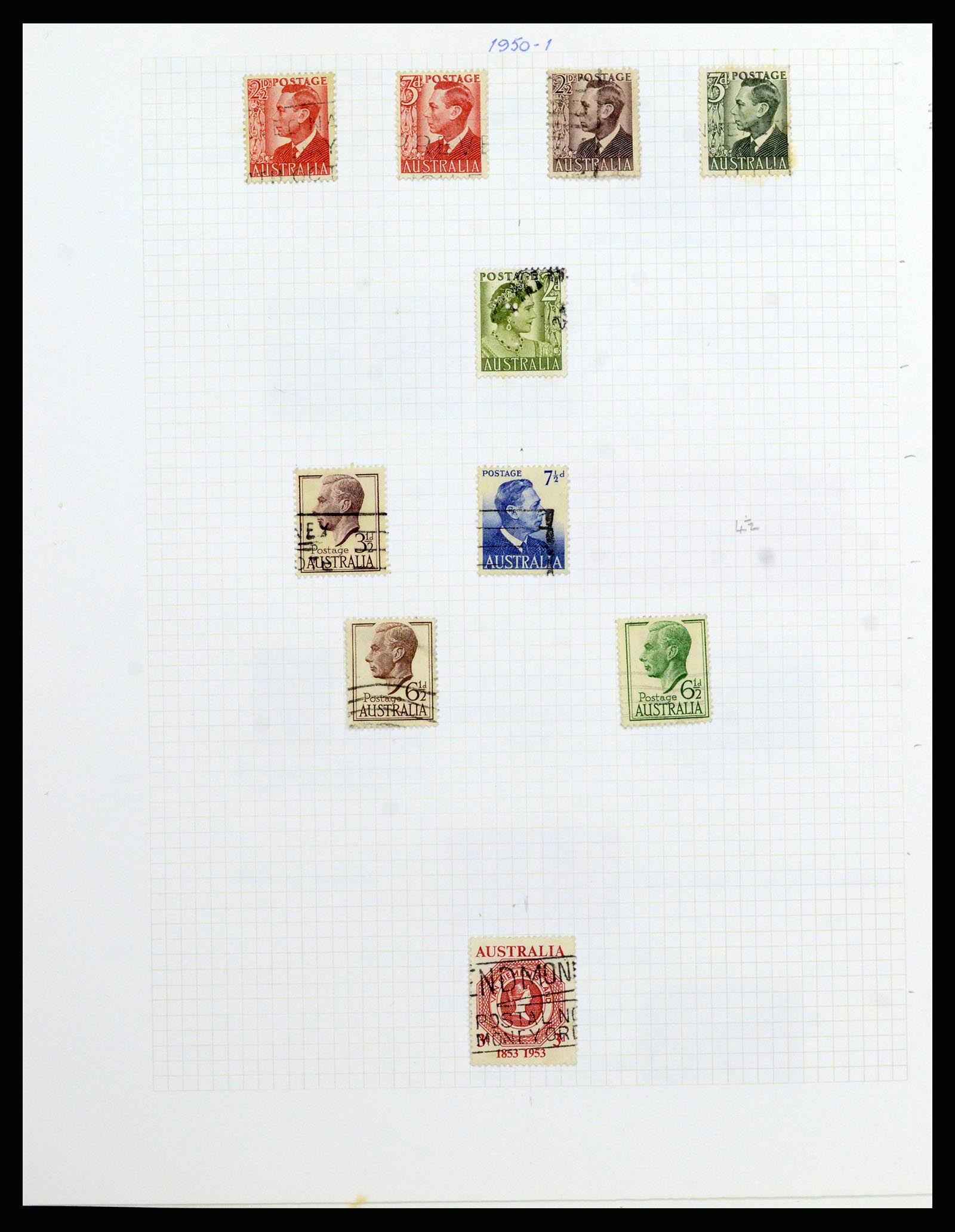 36727 1051 - Stamp collection 36727 World sorting lot 1850-1970.