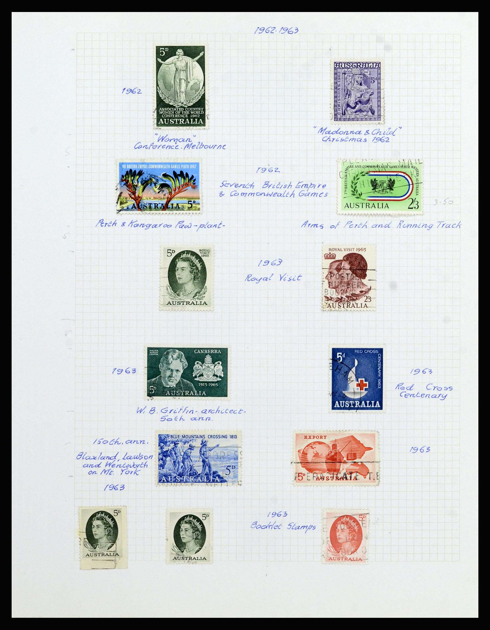 36727 1063 - Stamp collection 36727 World sorting lot 1850-1970.