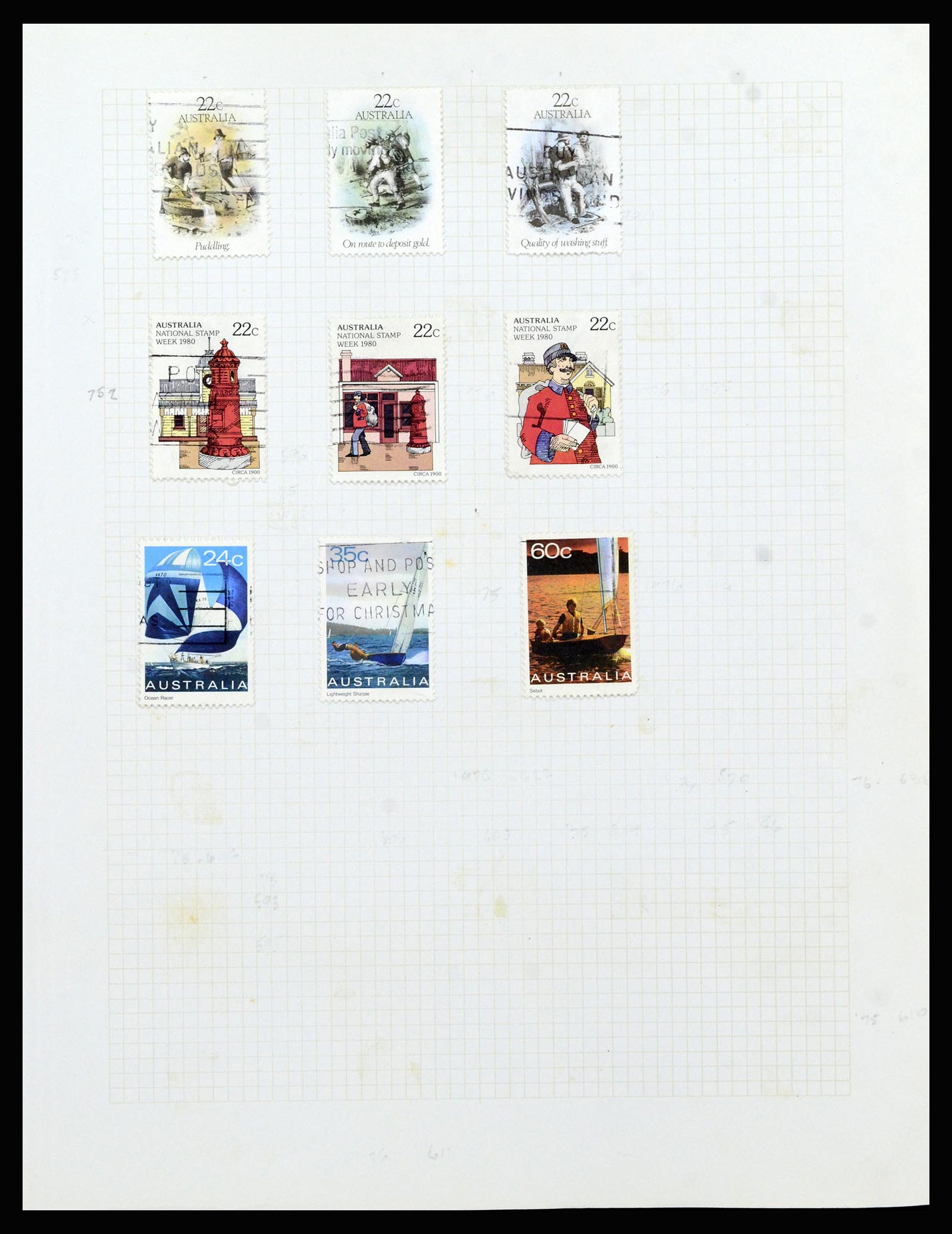 36727 1084 - Postzegelverzameling 36727 Wereld uitzoekpartij 1850-1970.