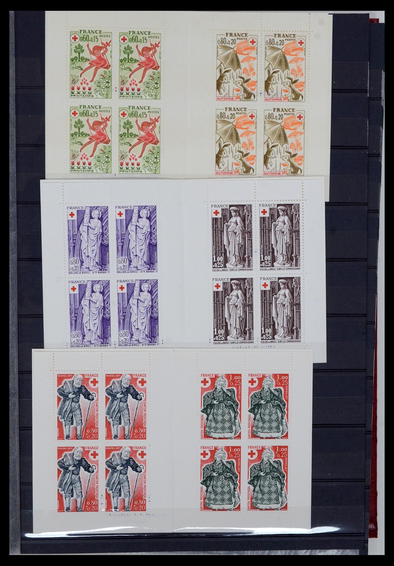 36728 009 - Stamp collection 36728 France stamp booklets 1952-2011.