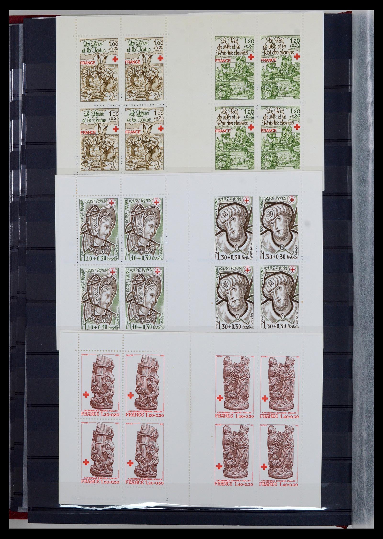 36728 010 - Postzegelverzameling 36728 Frankrijk postzegelboekjes 1952-2011.