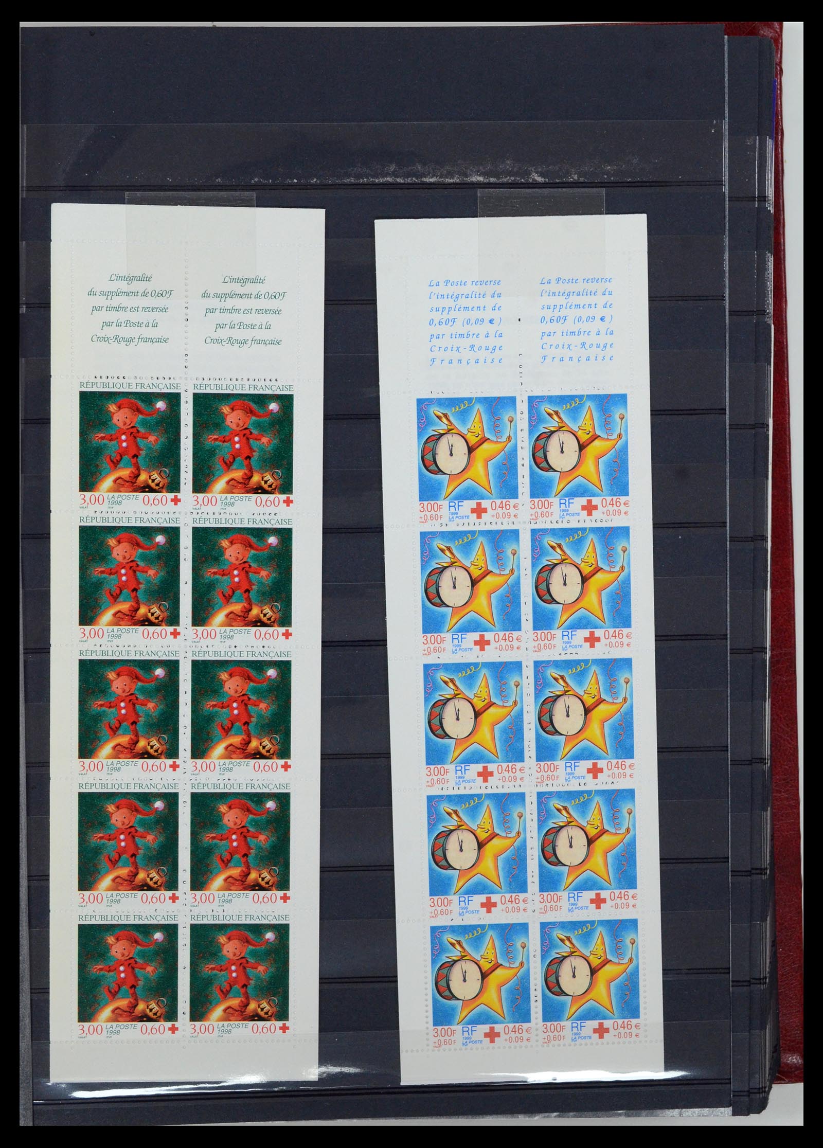 36728 019 - Postzegelverzameling 36728 Frankrijk postzegelboekjes 1952-2011.